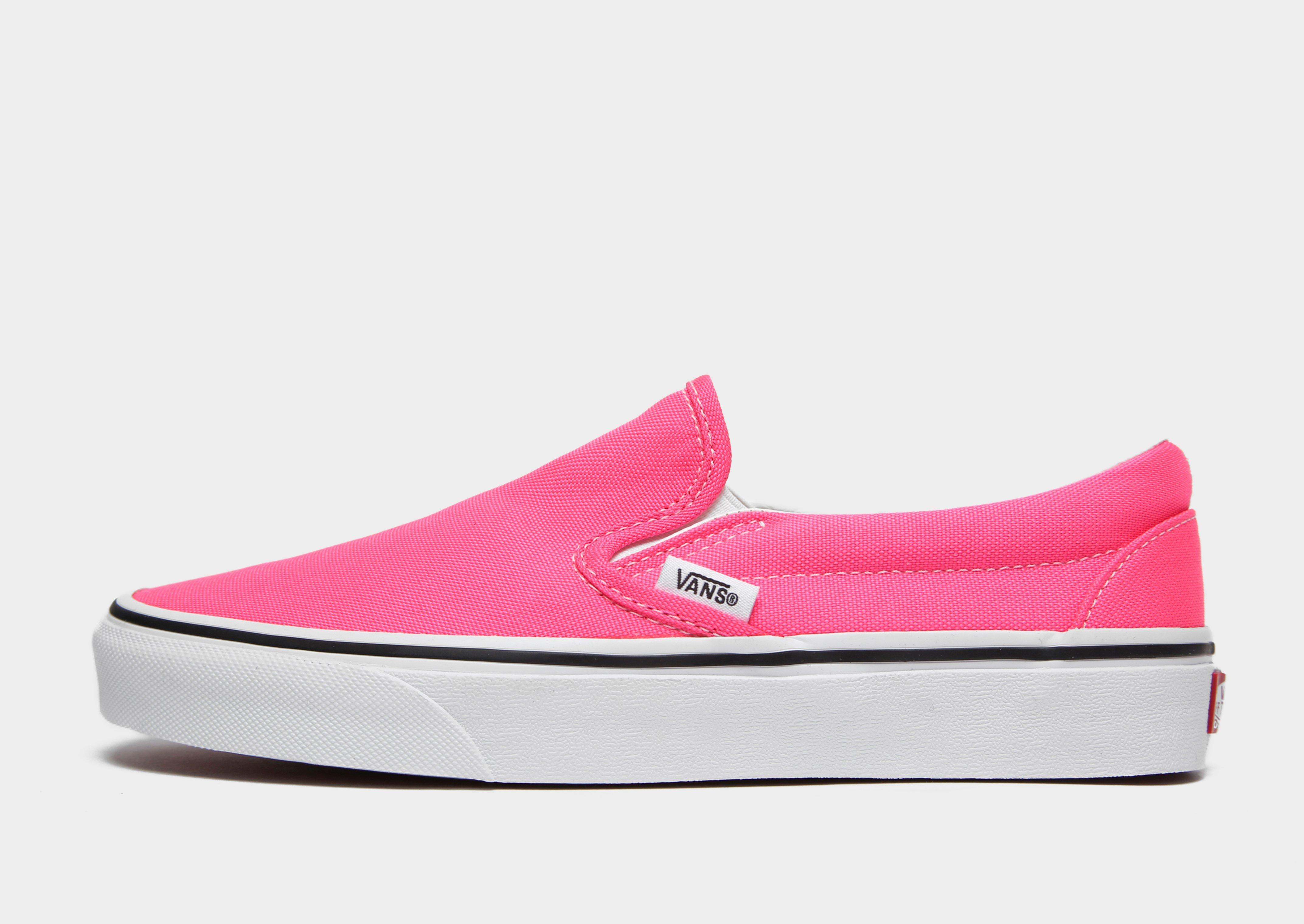 vans slip on rosa