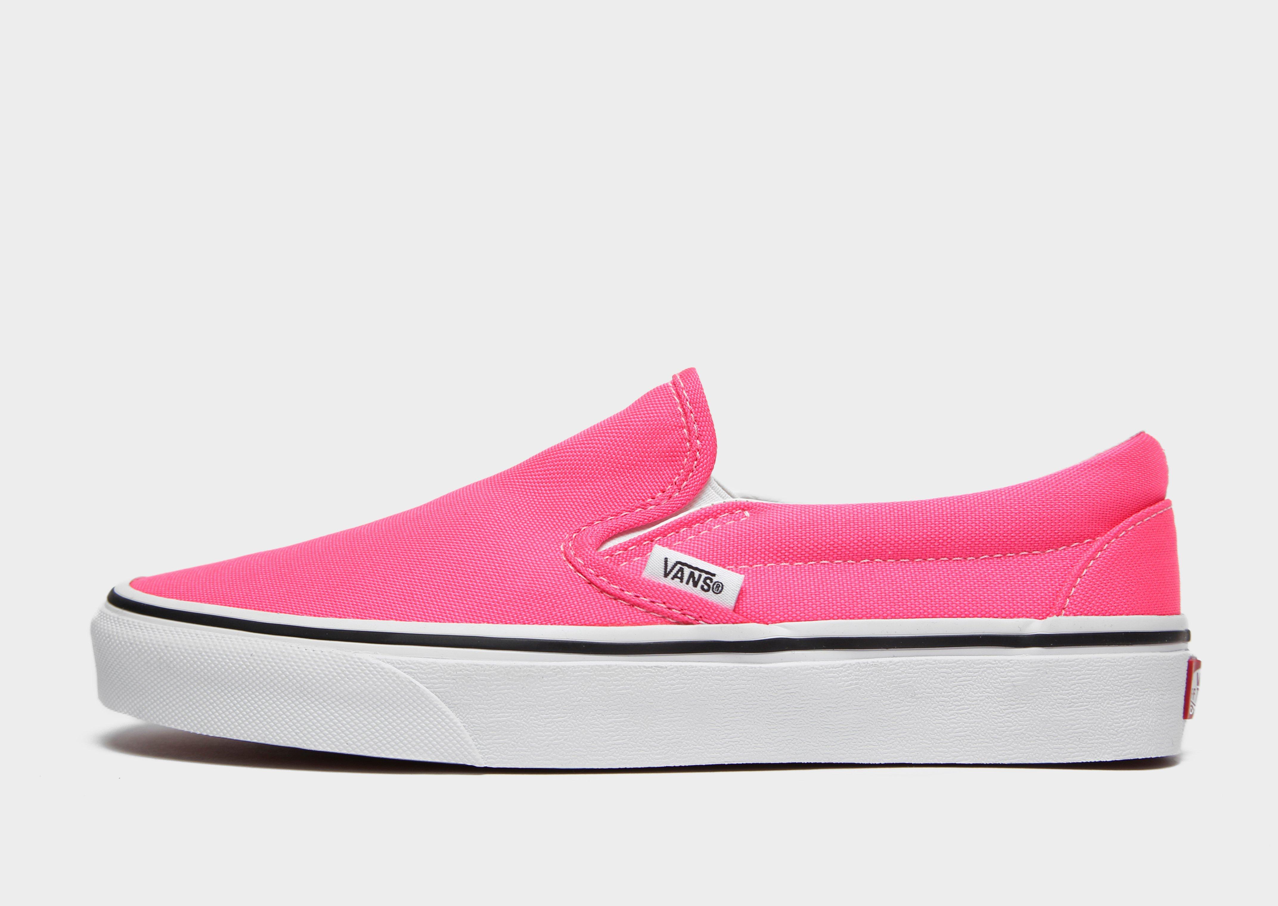 vans rosa slip on