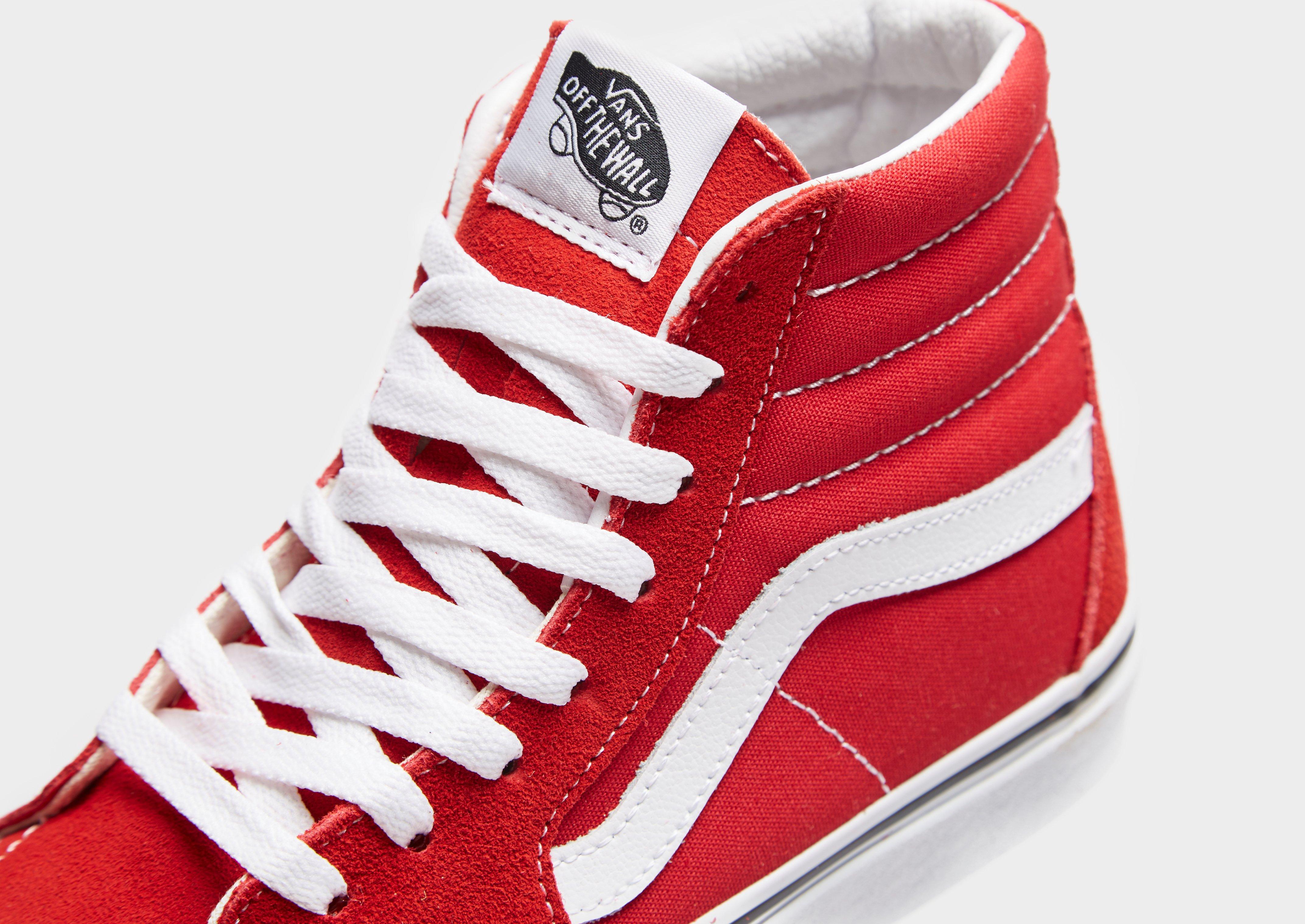 vans sk8 hi femme rouge