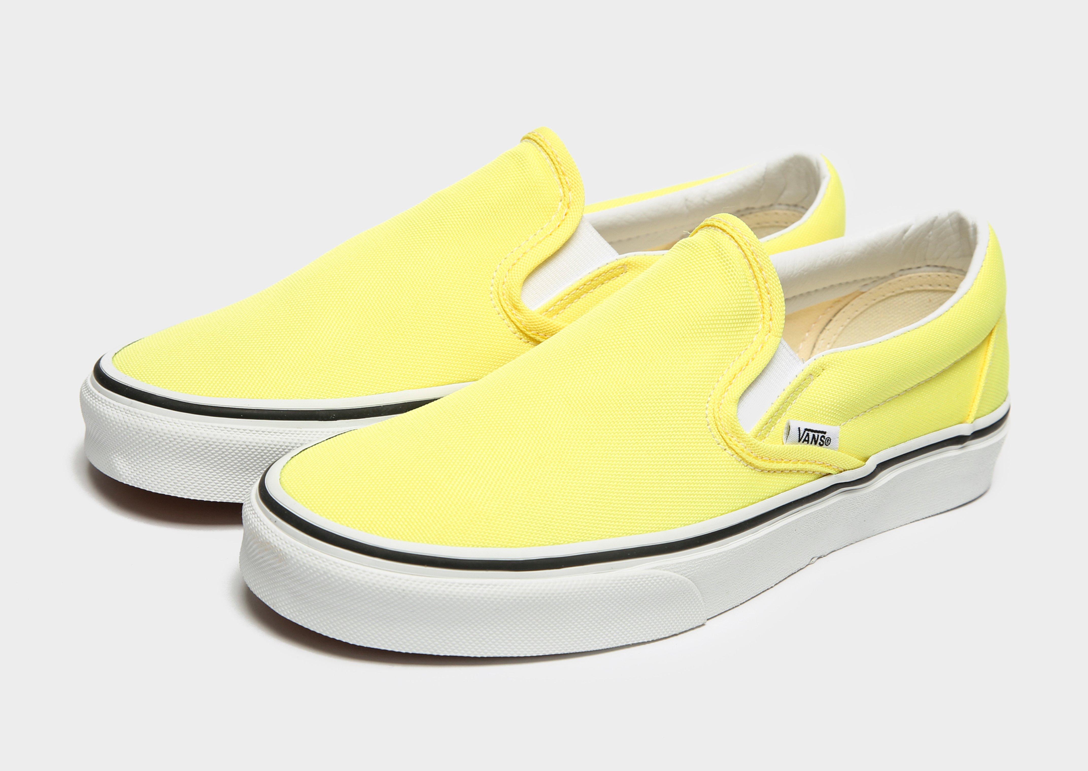 vans slip on giallo