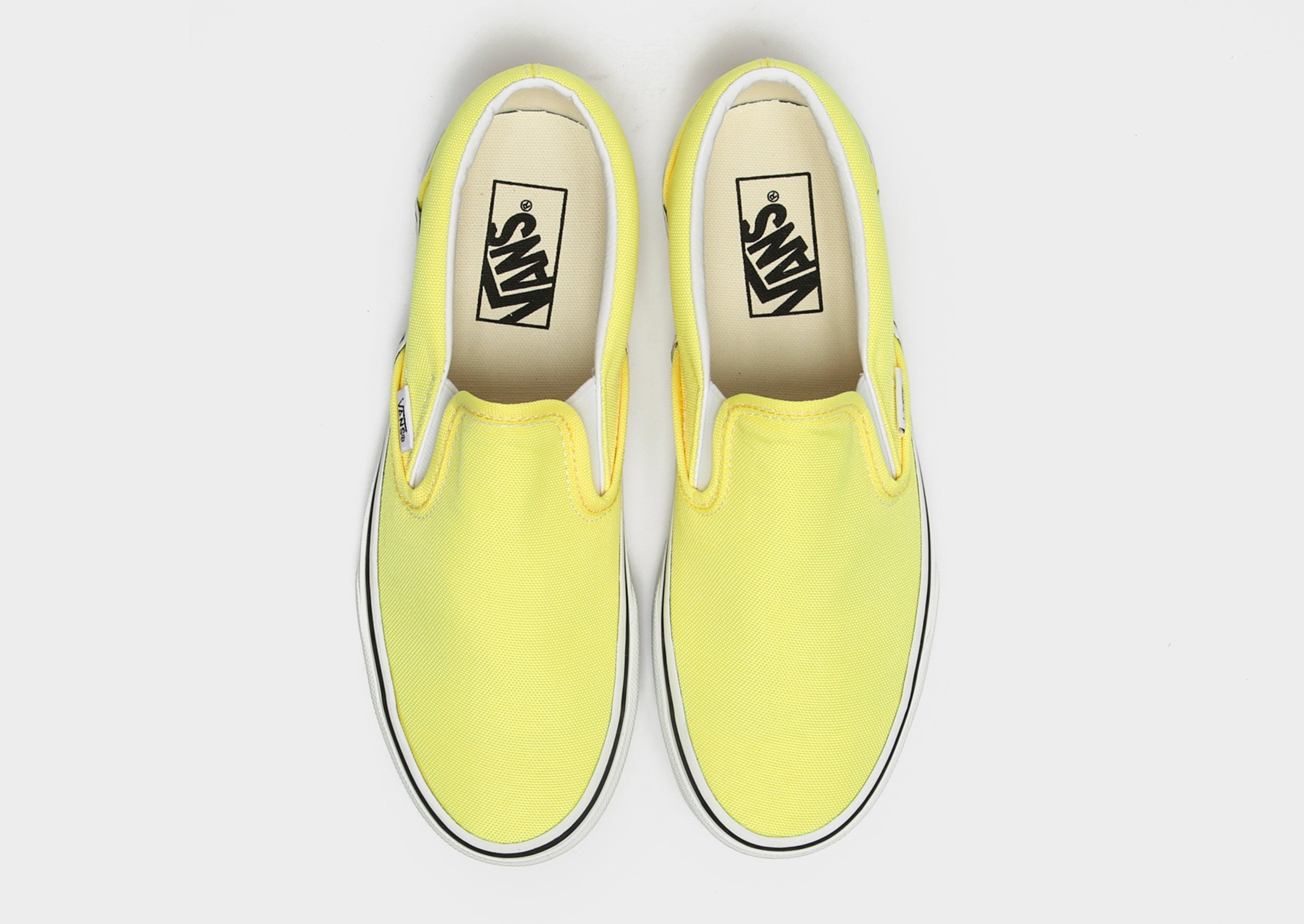 vans slip on donna giallo