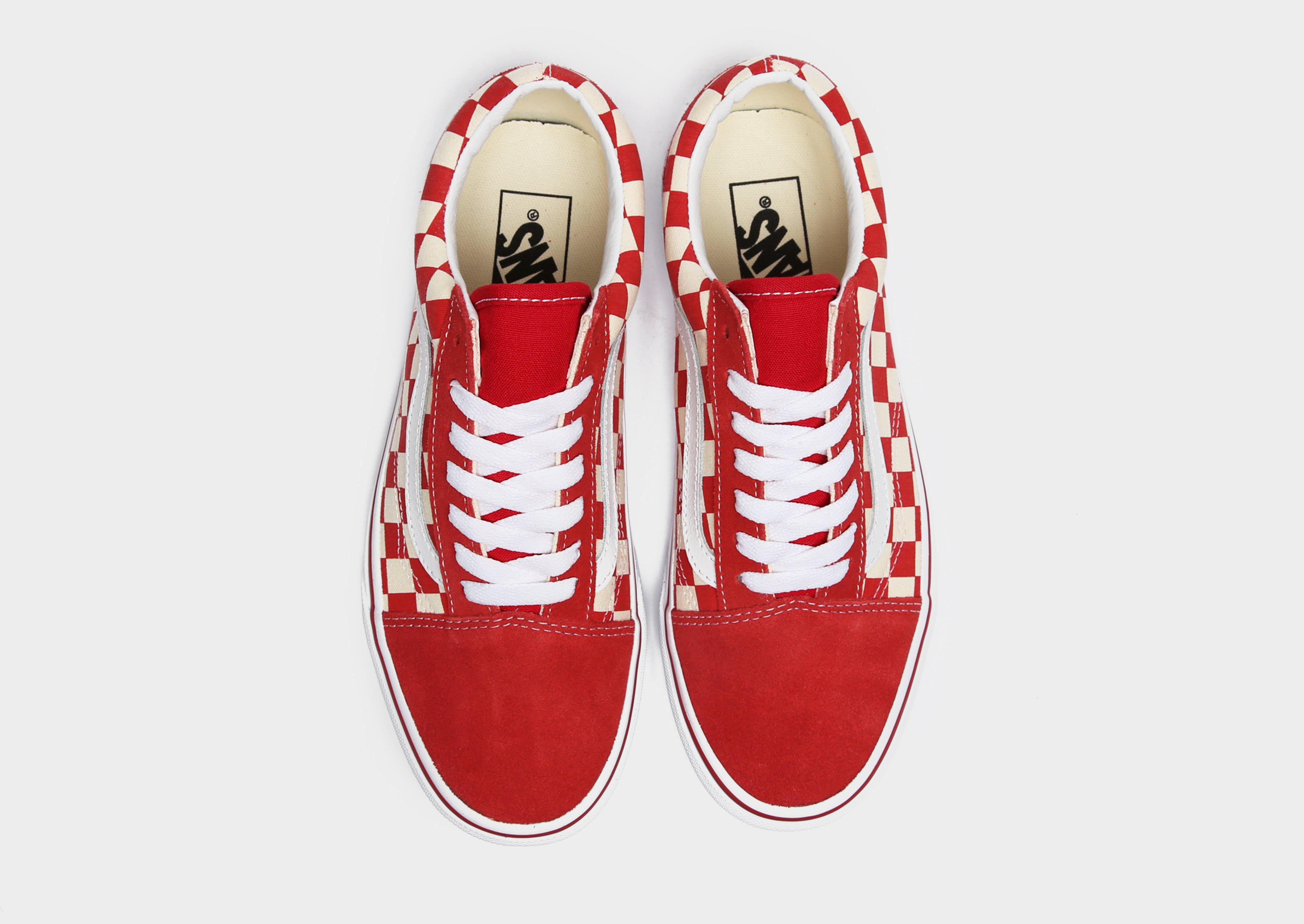 vans old skool donna rosso