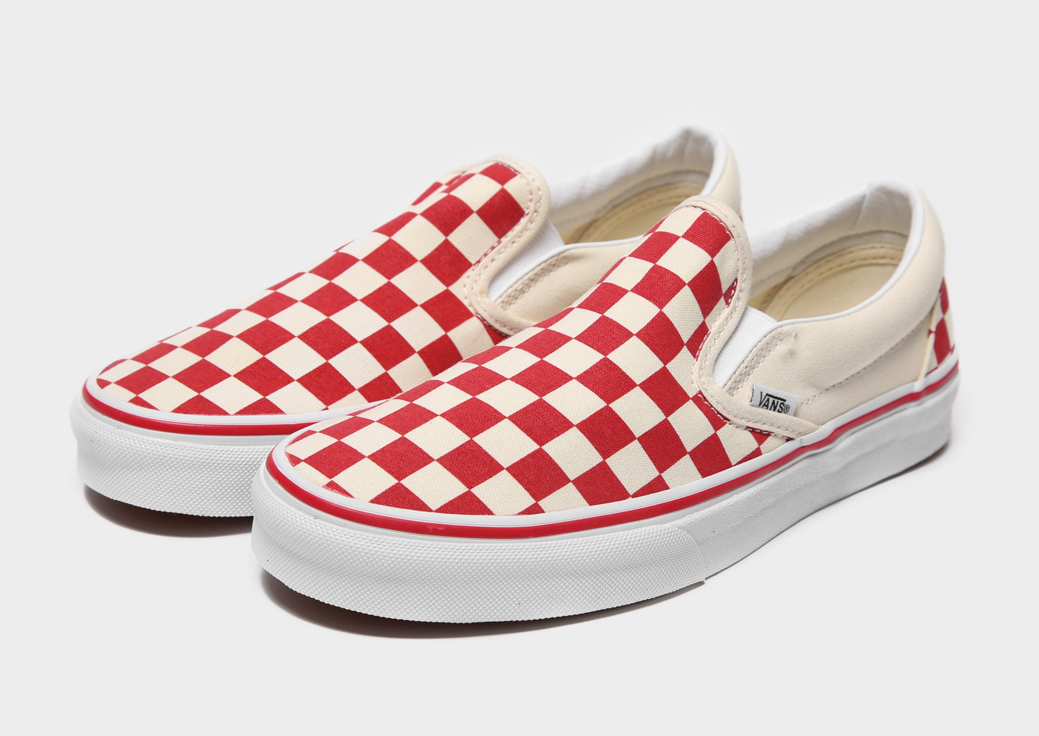 vans slip on uomo rosso
