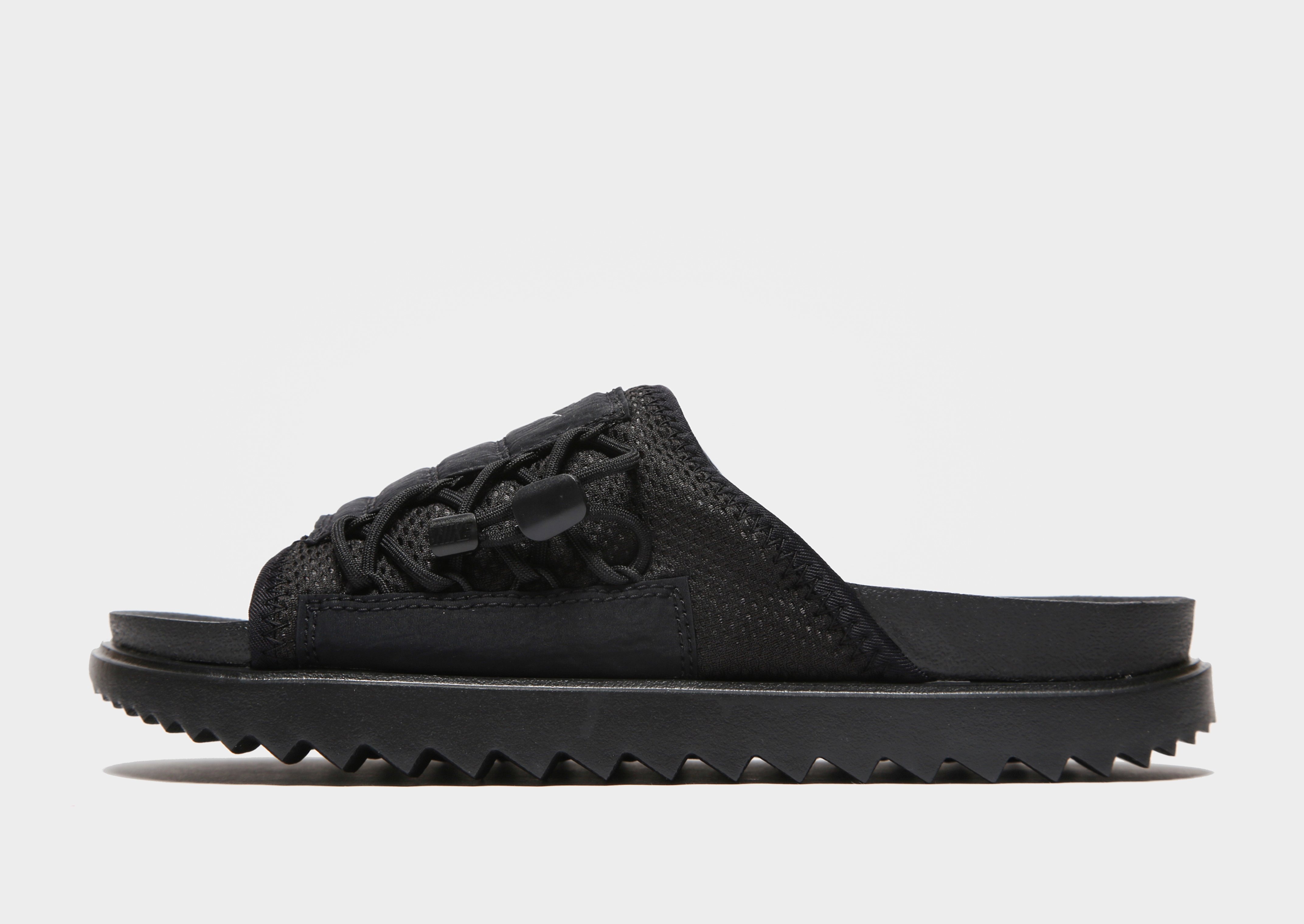 black nike womens slides