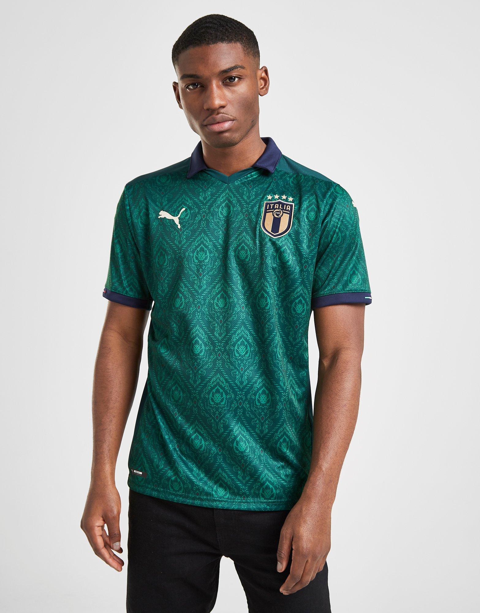 puma italy jersey green