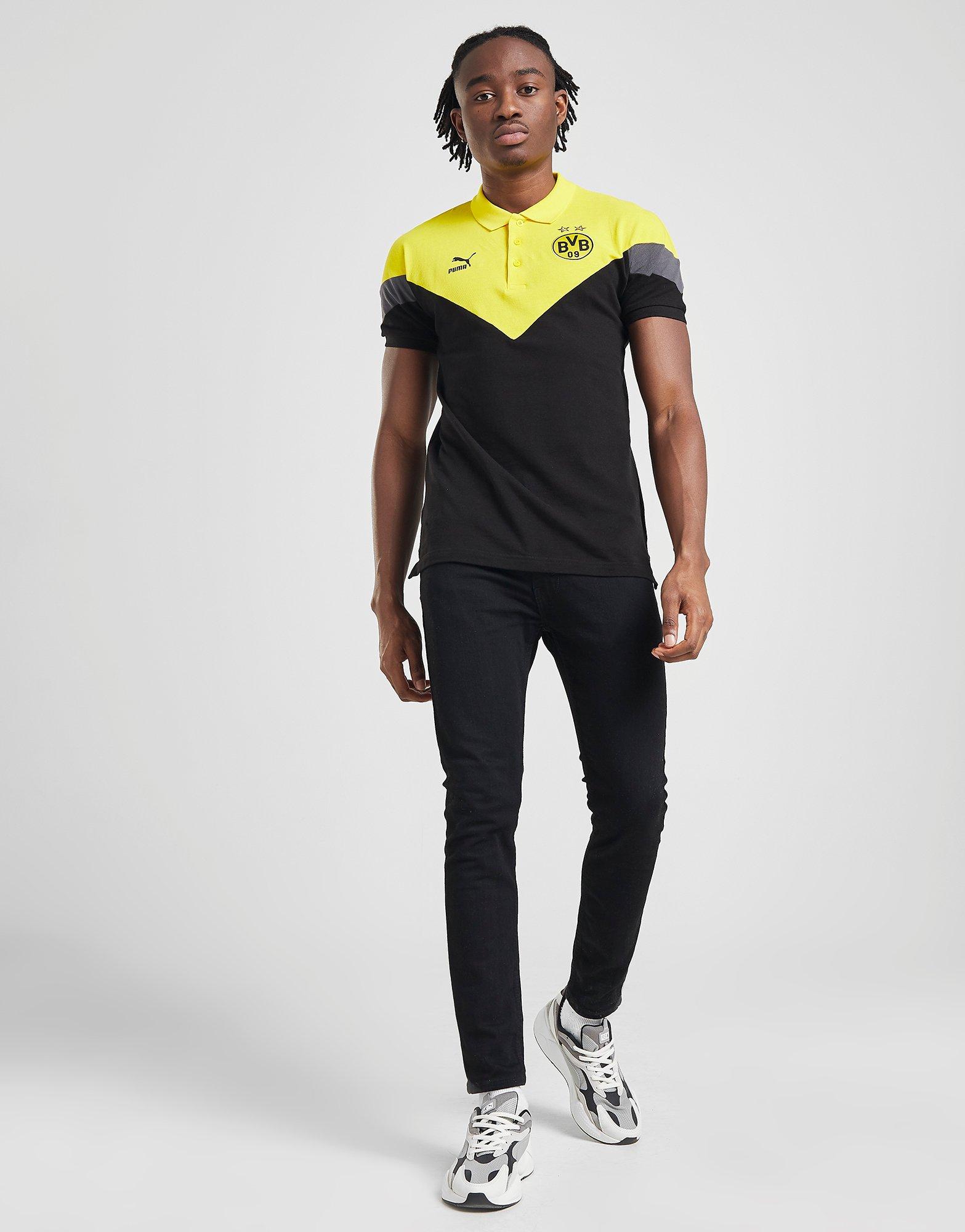 polo puma enfant jaune