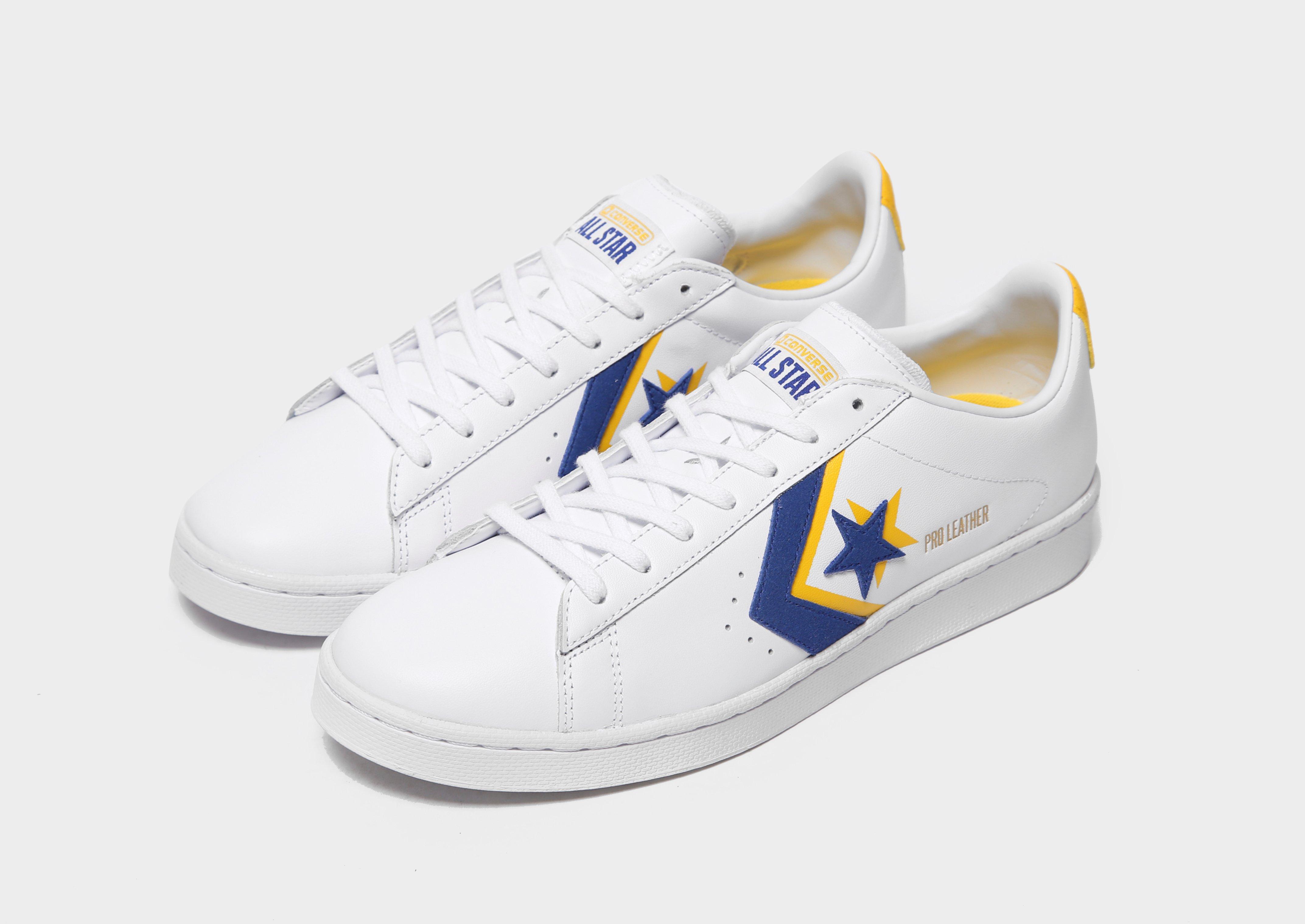 converse pro leather ox white