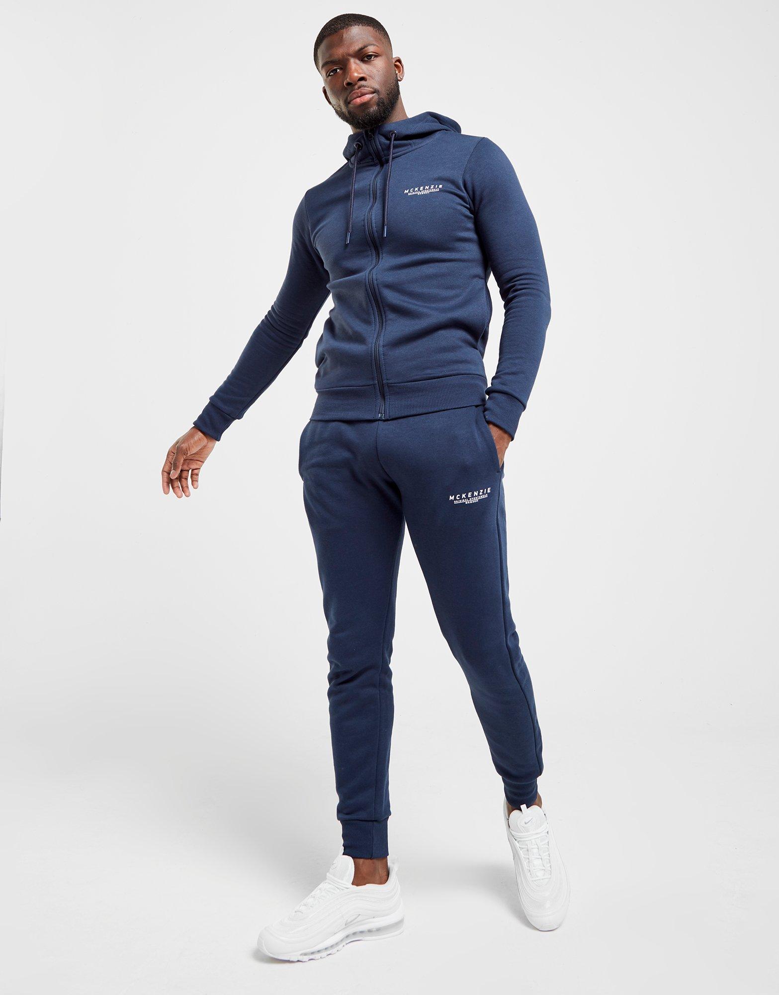 Koop Blauw McKenzie Essential Zip Through Hoodie Heren | JD Sports