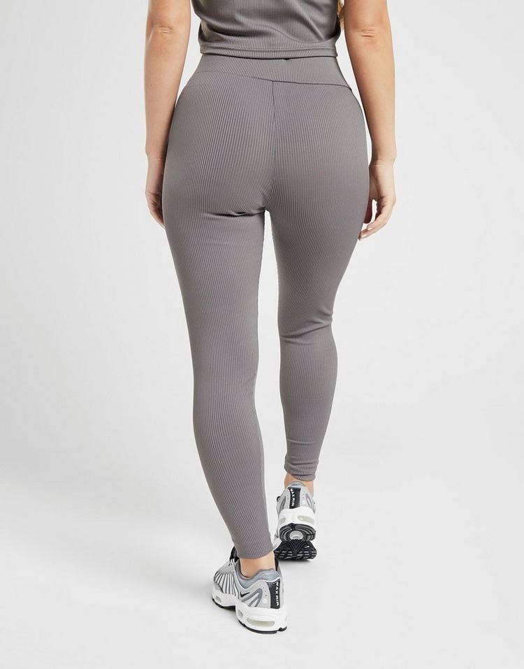 Buy Grey Pink Soda Sport Ribbed Leggings | JD Sports | JD Sports Ireland