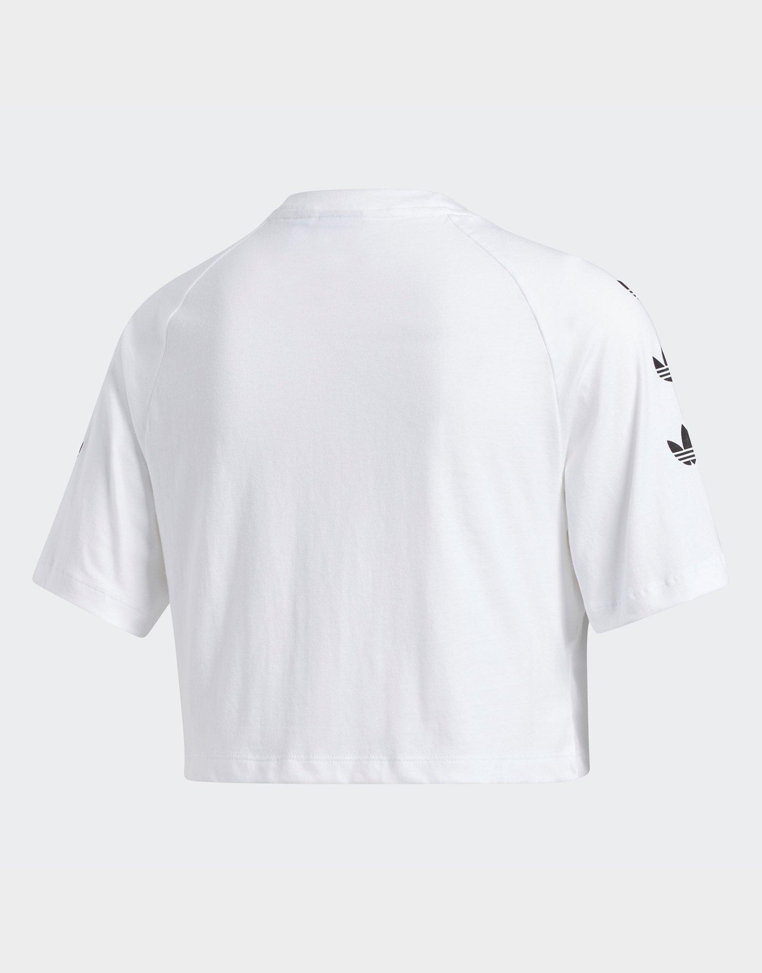 adidas trefoil crop