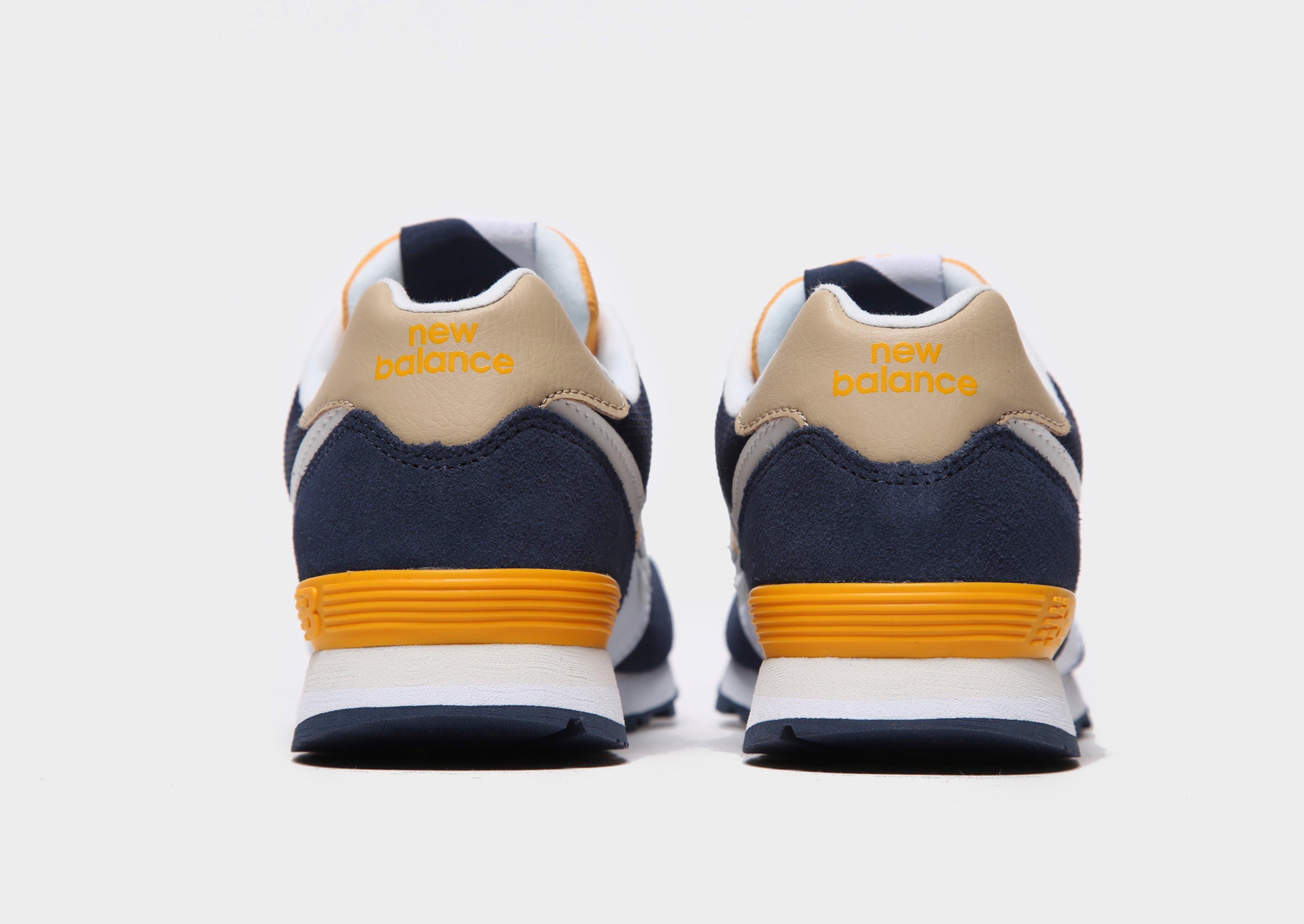 new balance 574 bambino giallo