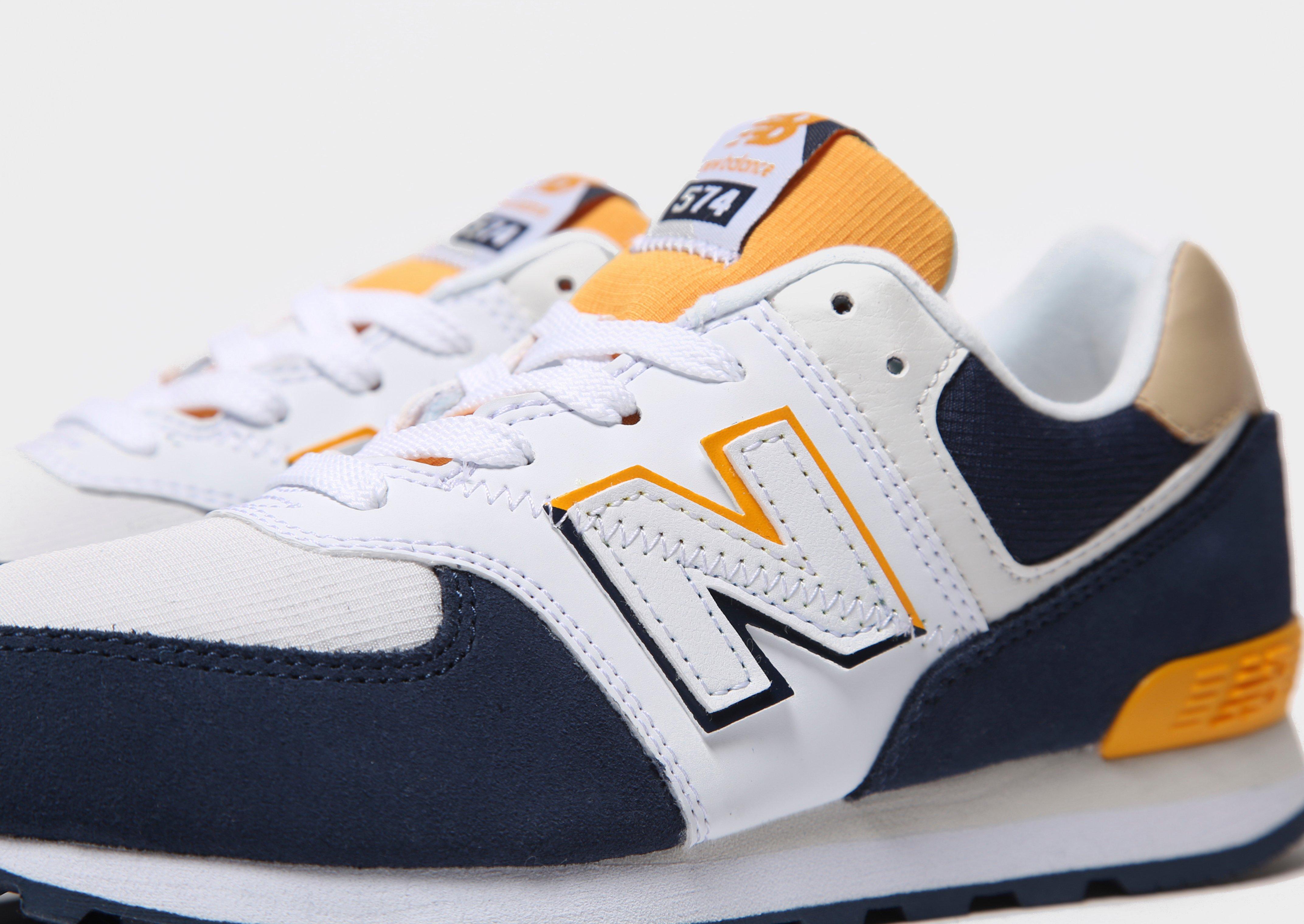 new balance 574 bambino arancione