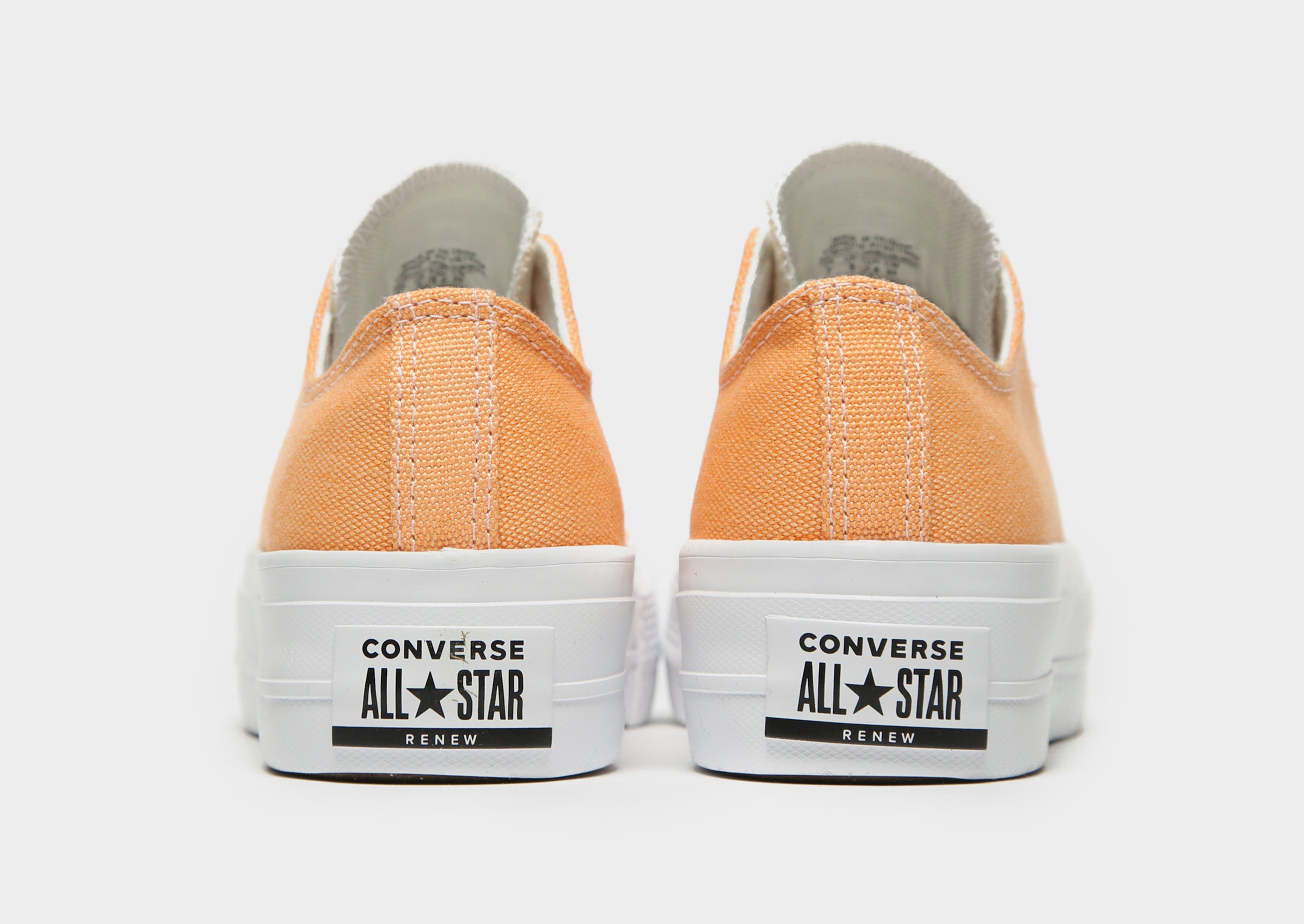 scarpe converse donna arancione