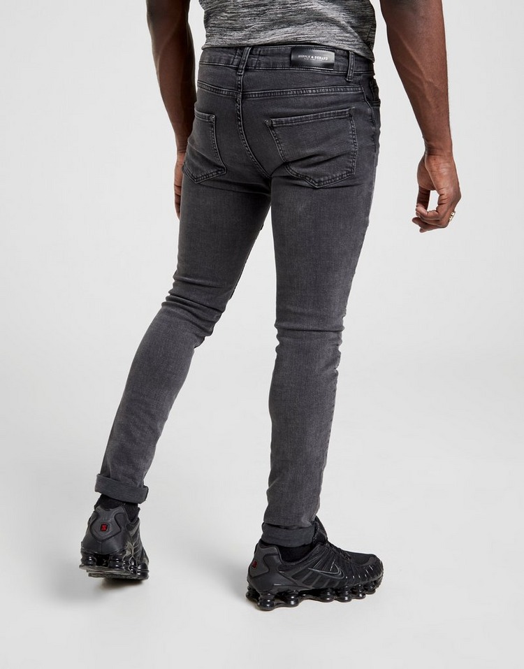 Koop Grijs Supply & Demand Anarchy Jeans JD Sports