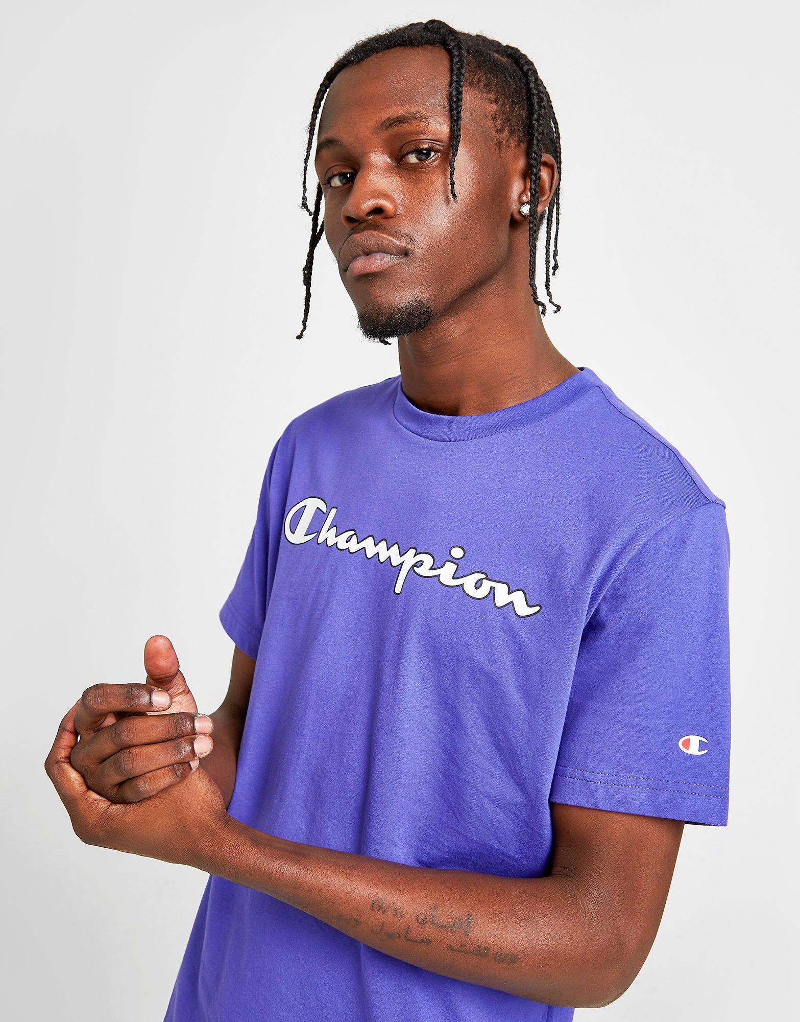 champion purple shirt