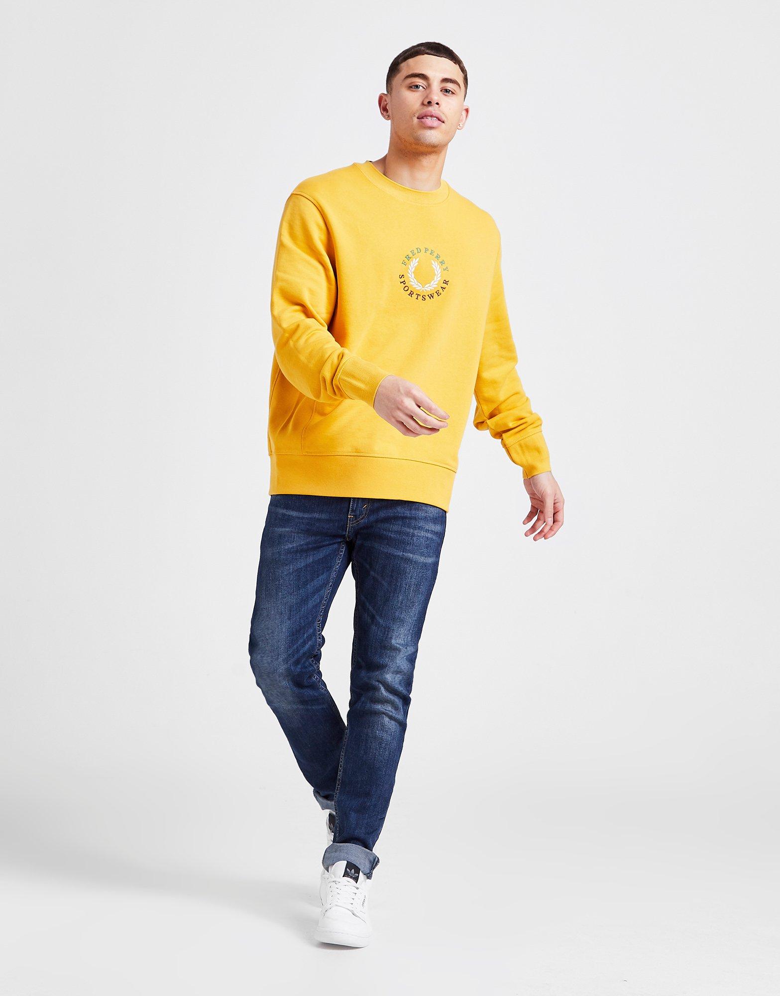 Fred Perry Global Sweatshirt Herre