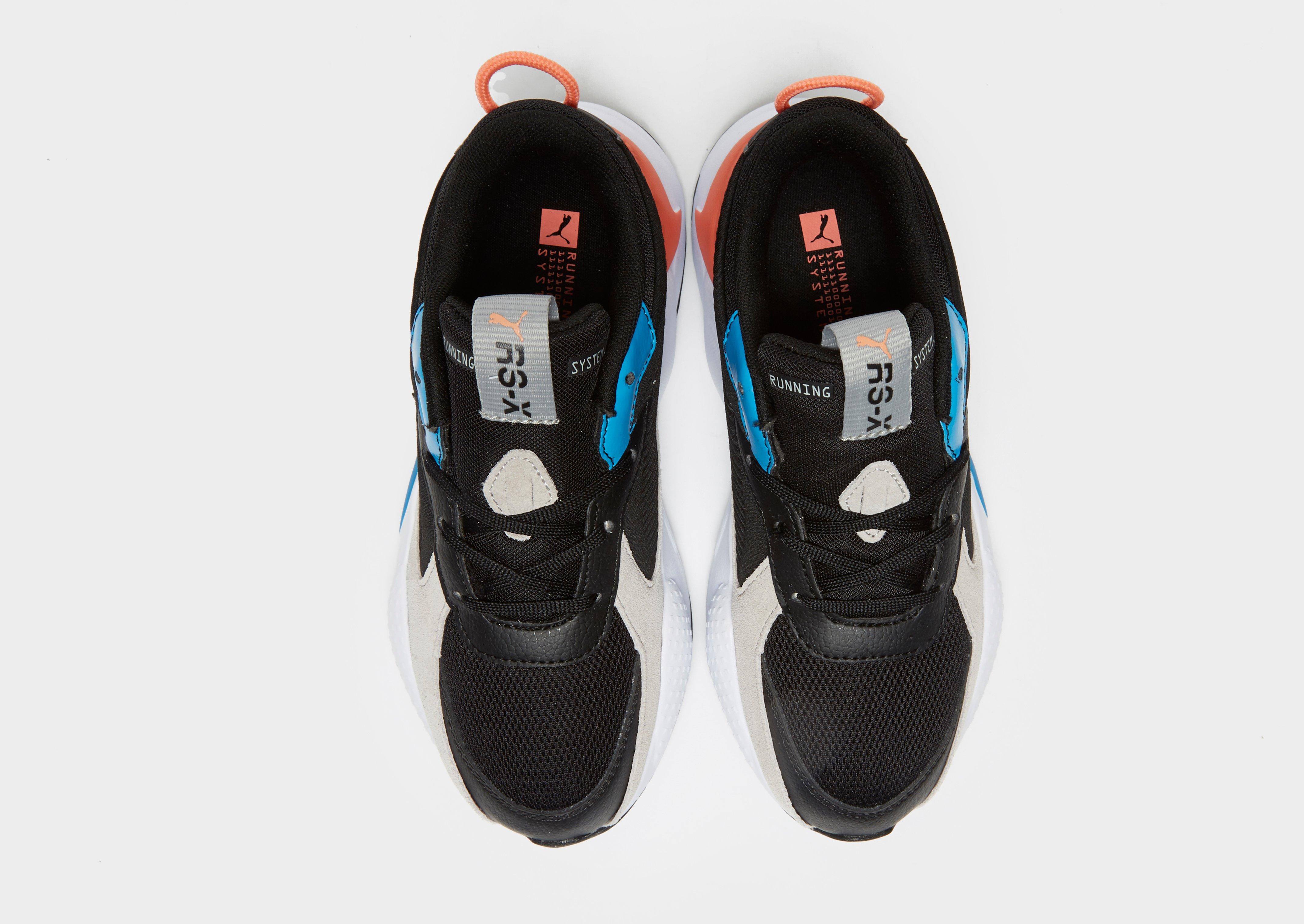 puma platform bambino arancione