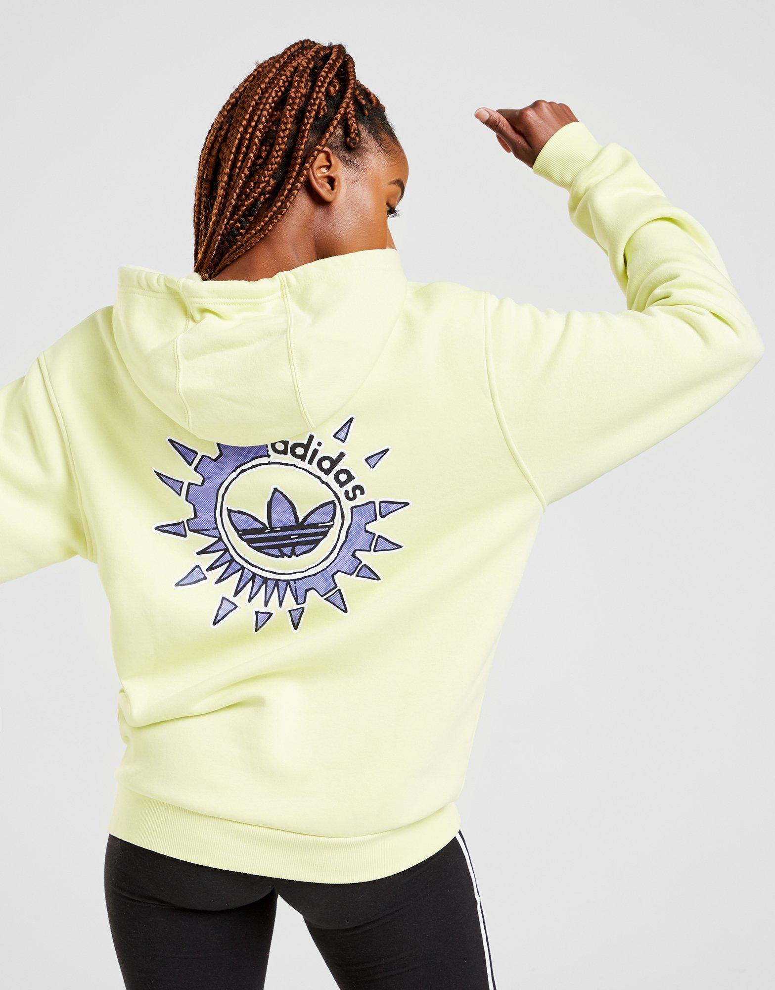 adidas originals graphic overhead hoodie