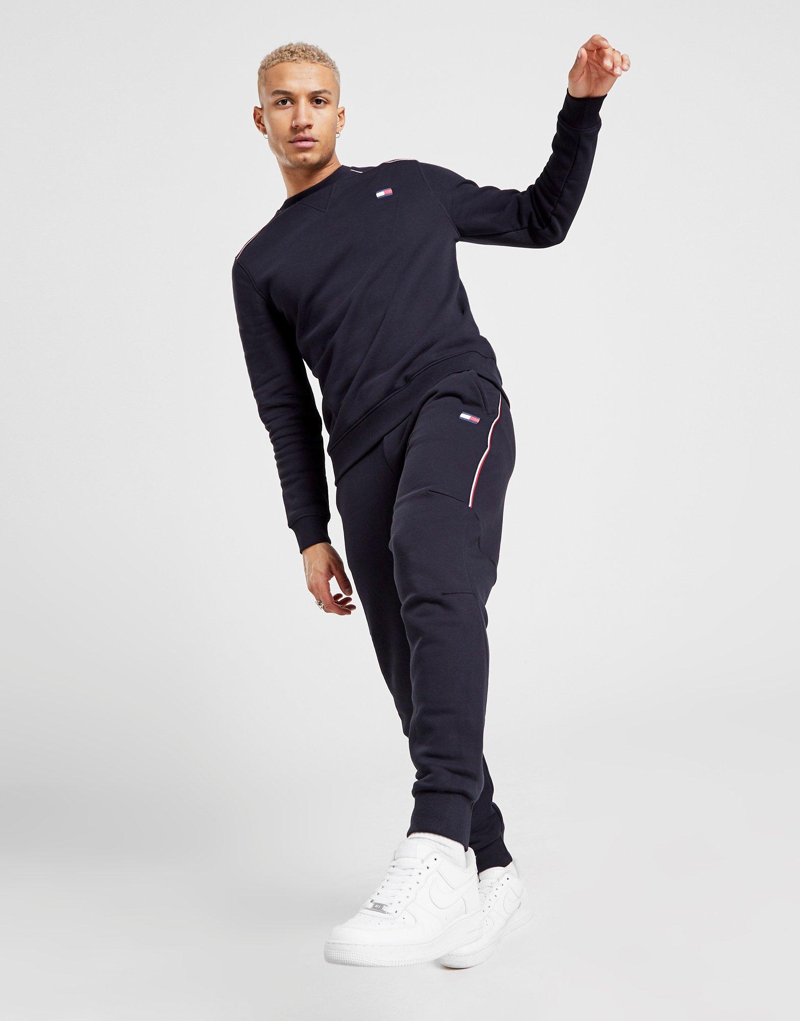 tommy hilfiger tape crew sweatshirt