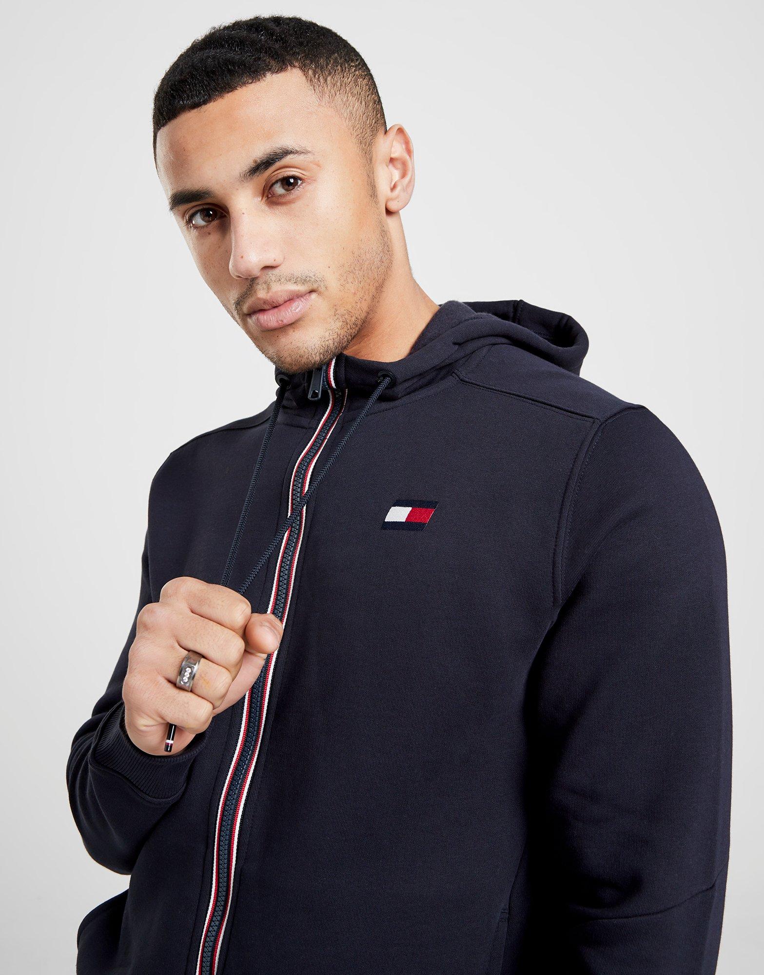 tommy hilfiger zip through hoodie