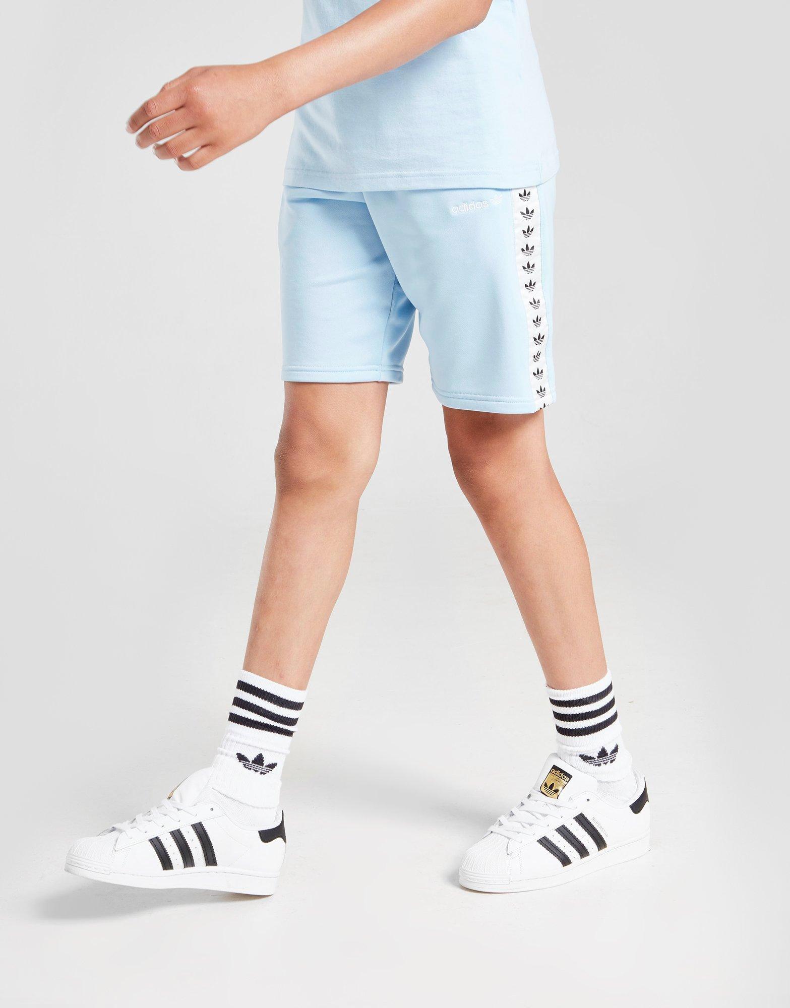 adidas originals tape poly shorts