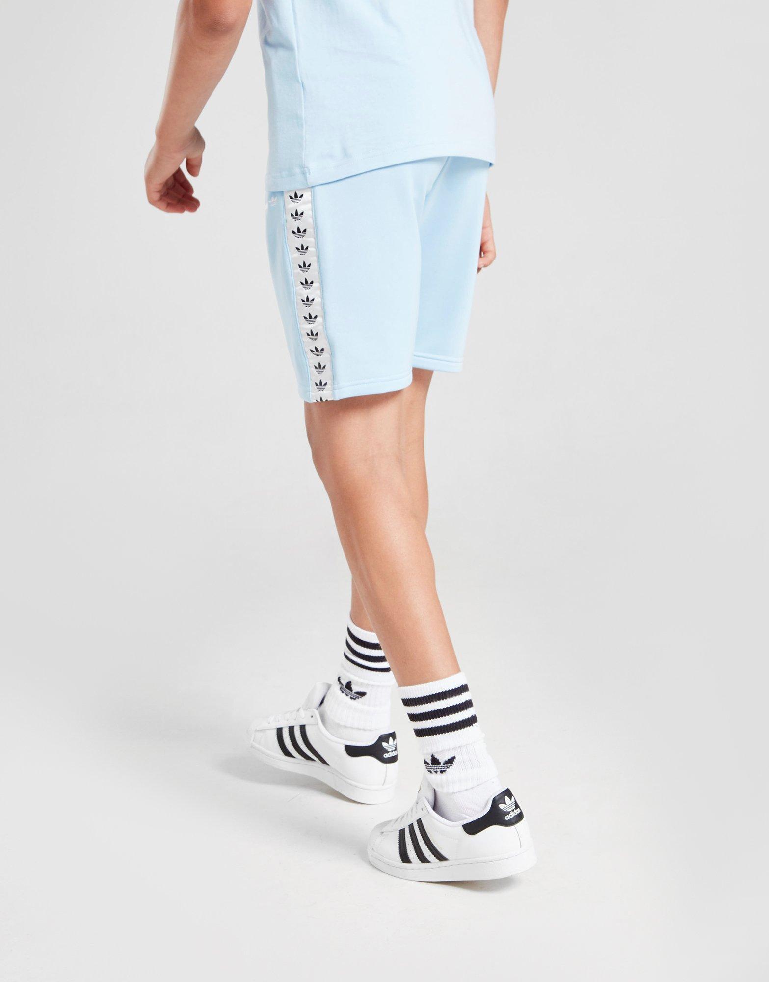adidas originals tape poly shorts