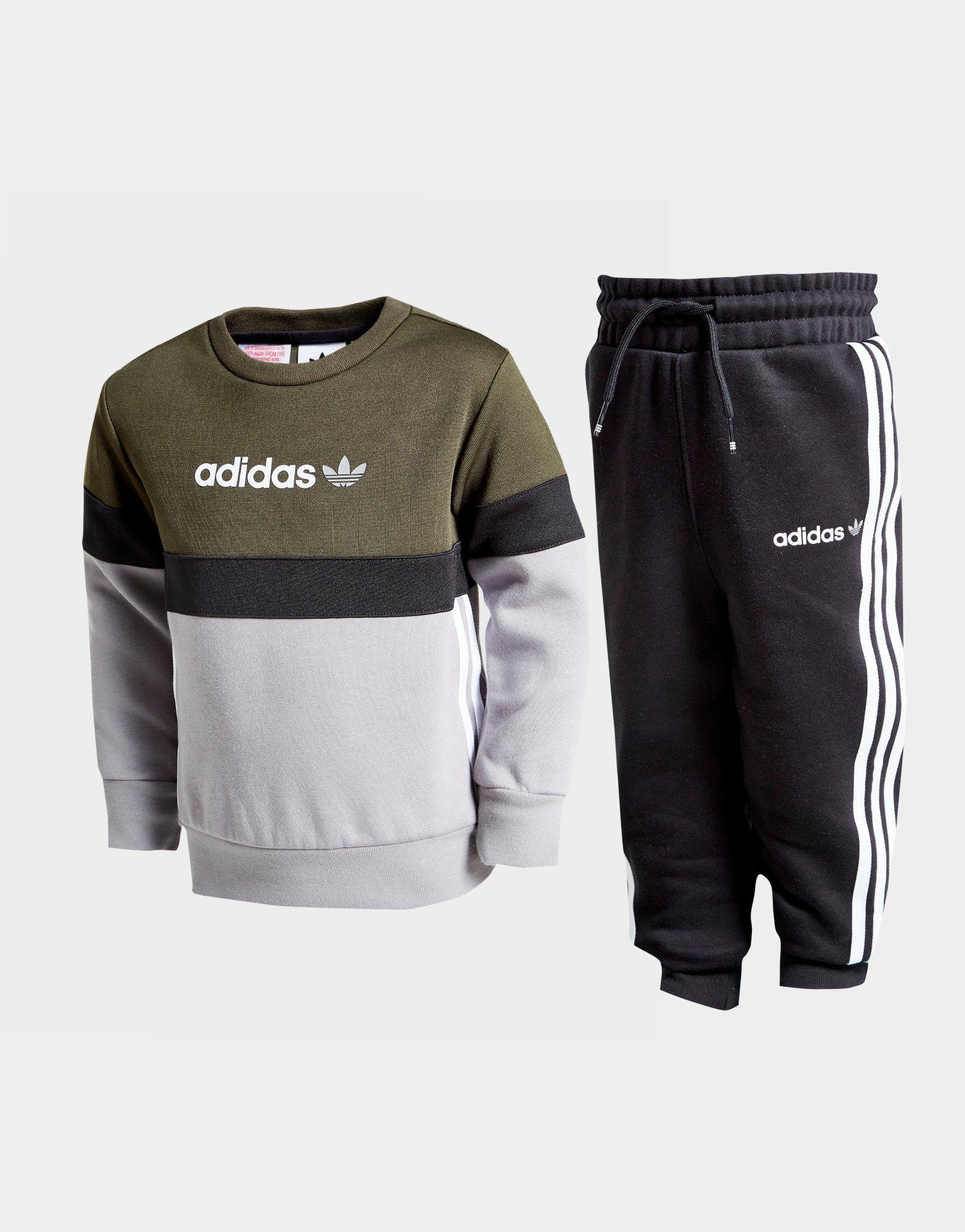 green adidas tracksuit junior