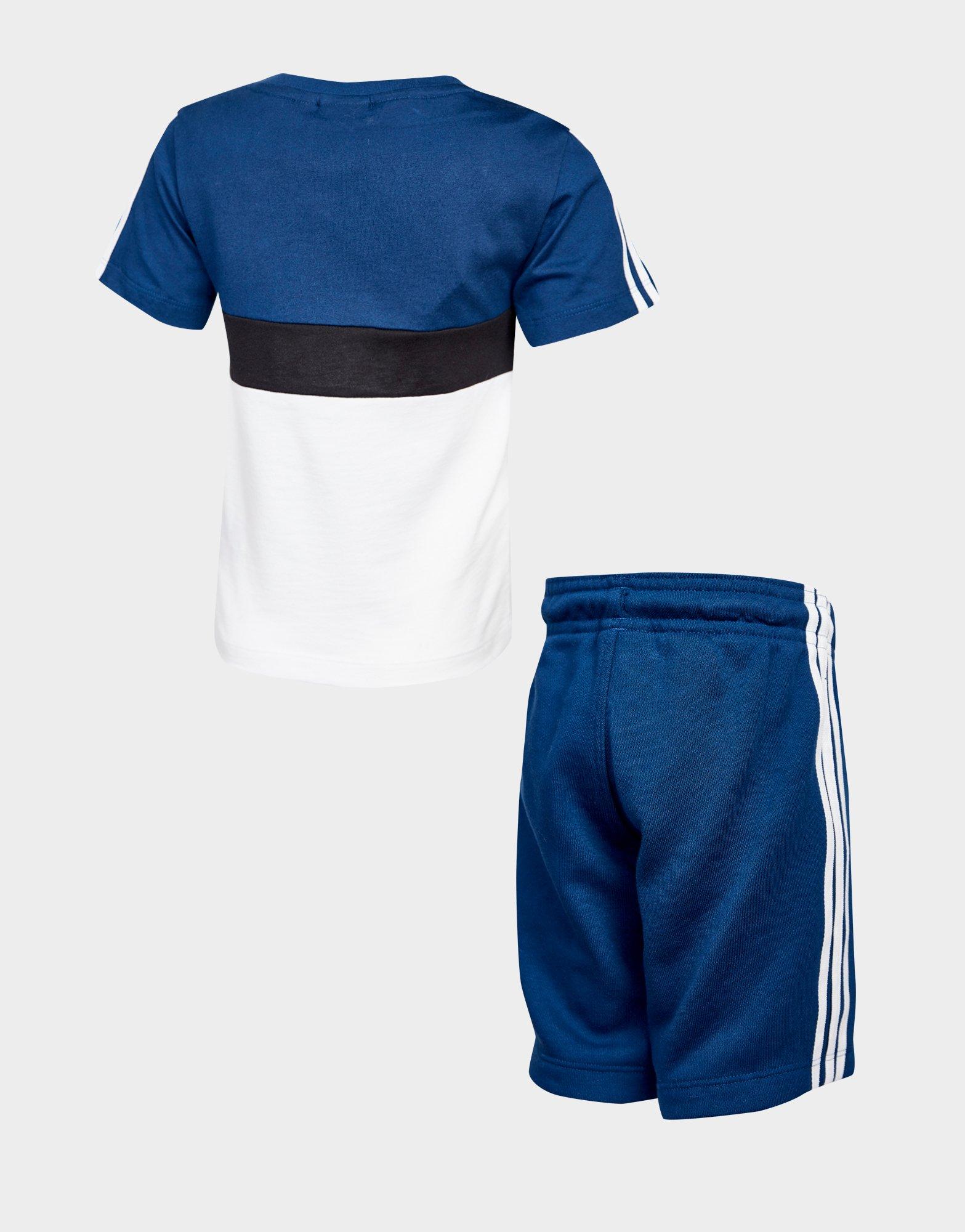 adidas short and shirt set mens