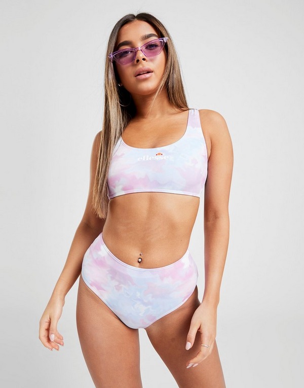 Luisaviaroma Girls Sport & Swimwear Swimwear Bikinis Bikini Sets Tie Dye Tech Bikini Set 