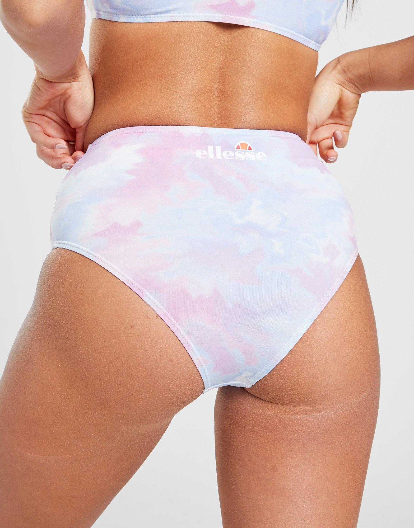 Ellesse Tie Dye High Waist Bikini Bottoms
