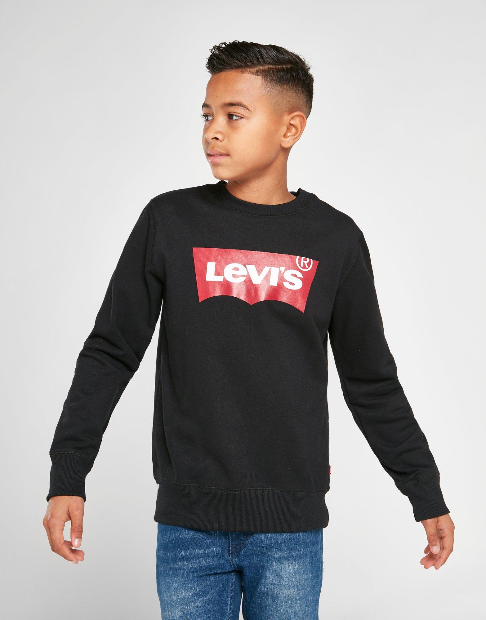 levis batwing crew sweatshirt