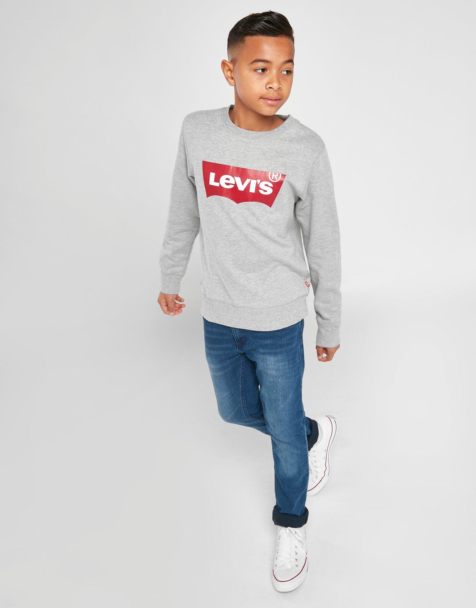 levis batwing crew sweatshirt