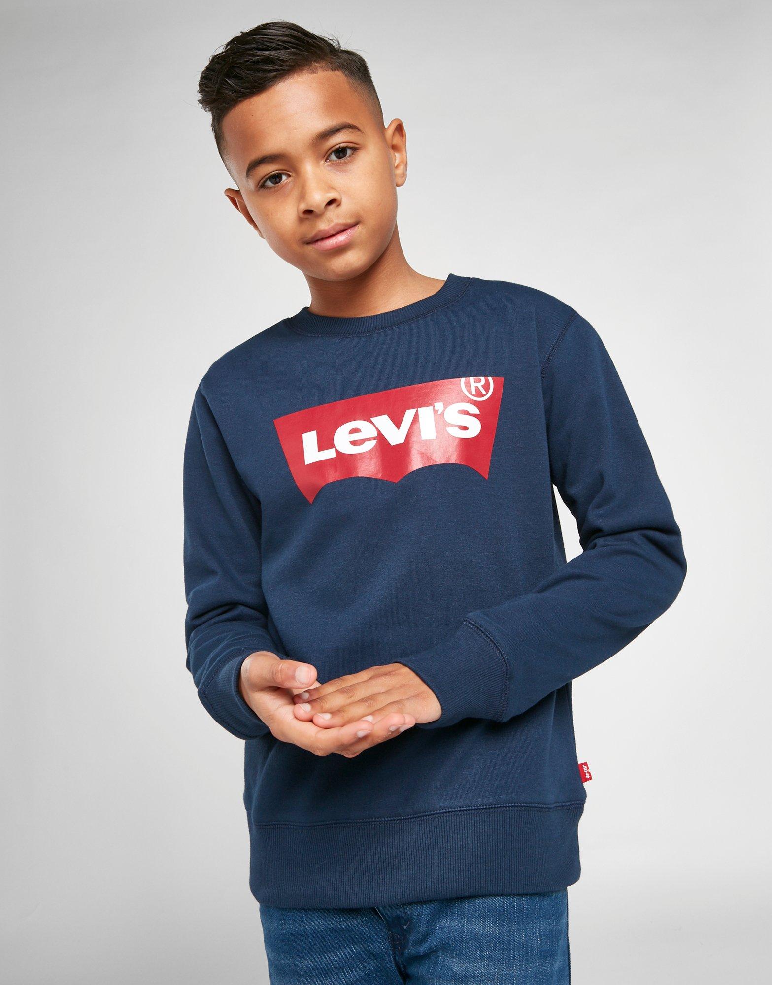 levis batwing crew sweatshirt