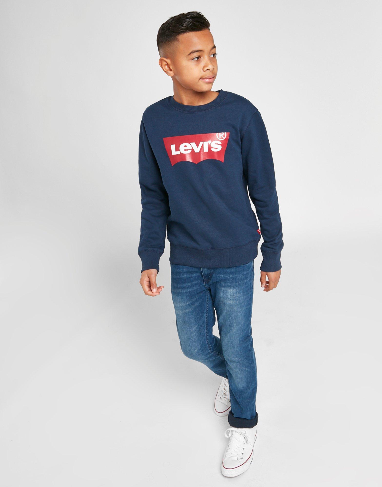 levis batwing crew sweatshirt