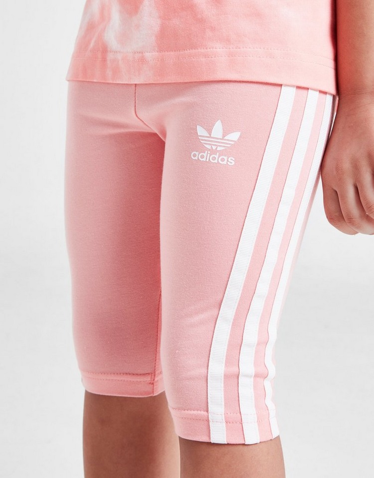 adidas pink tie dye shorts