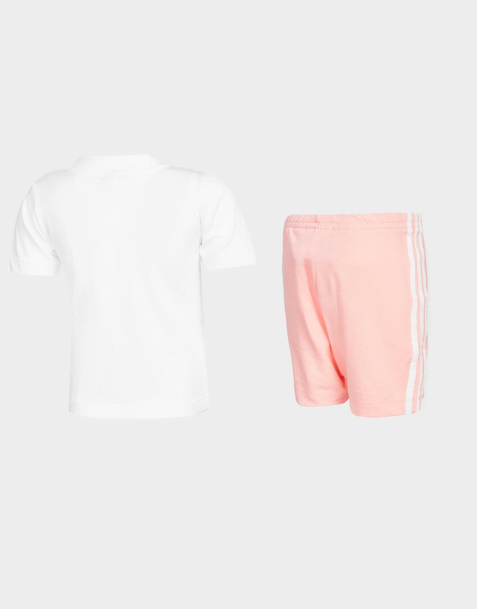 pink adidas biker shorts