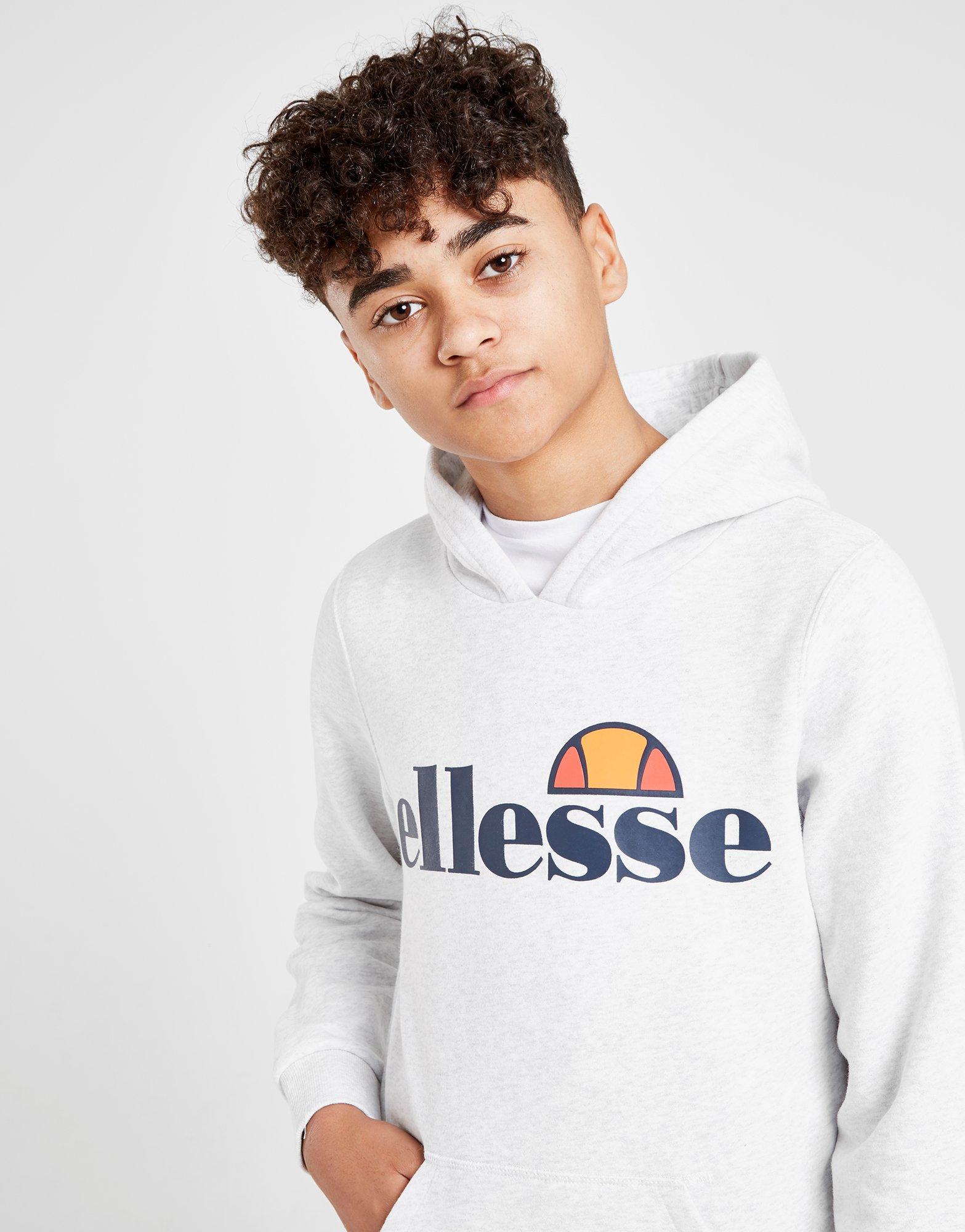 Buy White Ellesse Jero Overhead Hoodie 