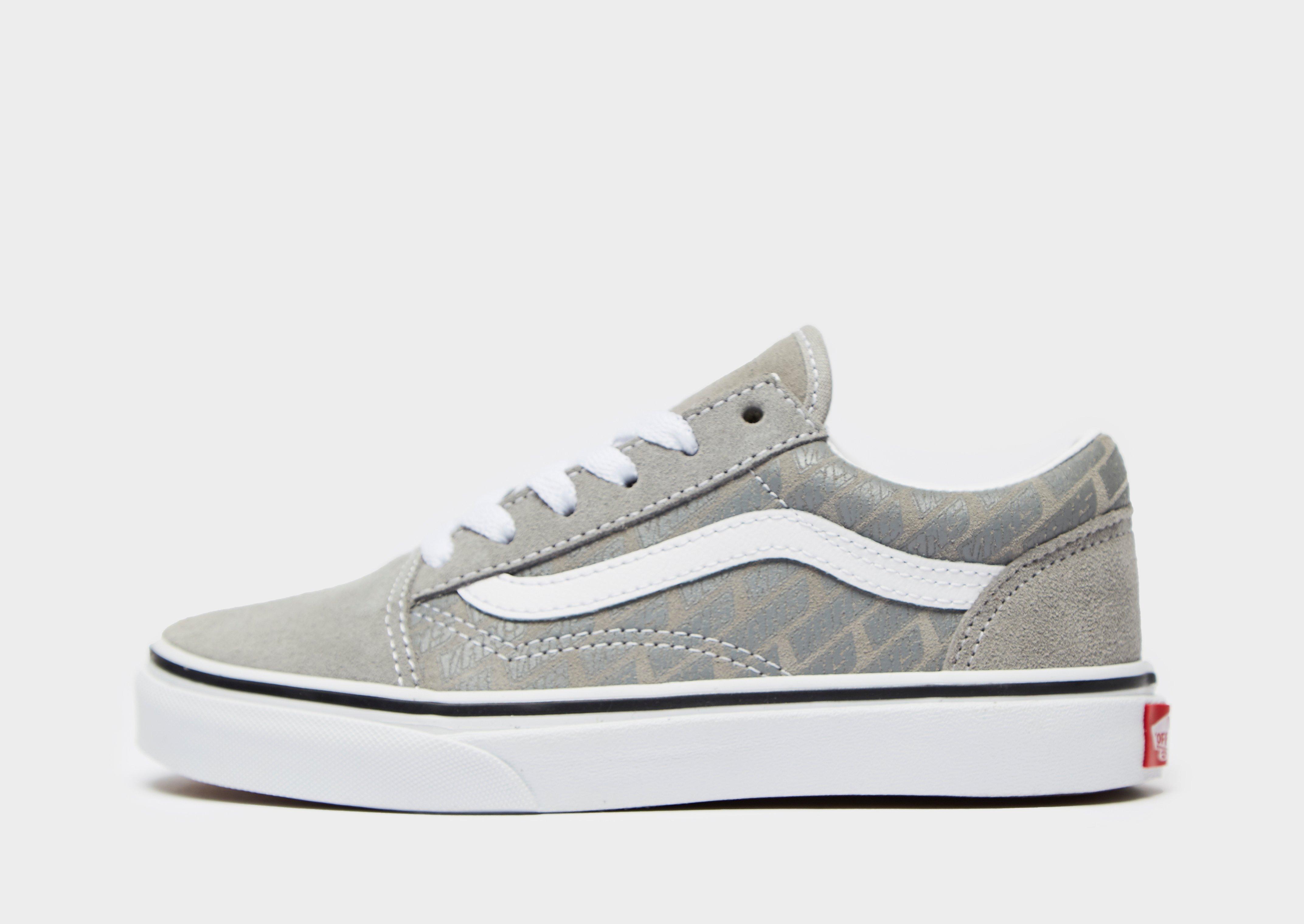 vans old skool bambino grigio