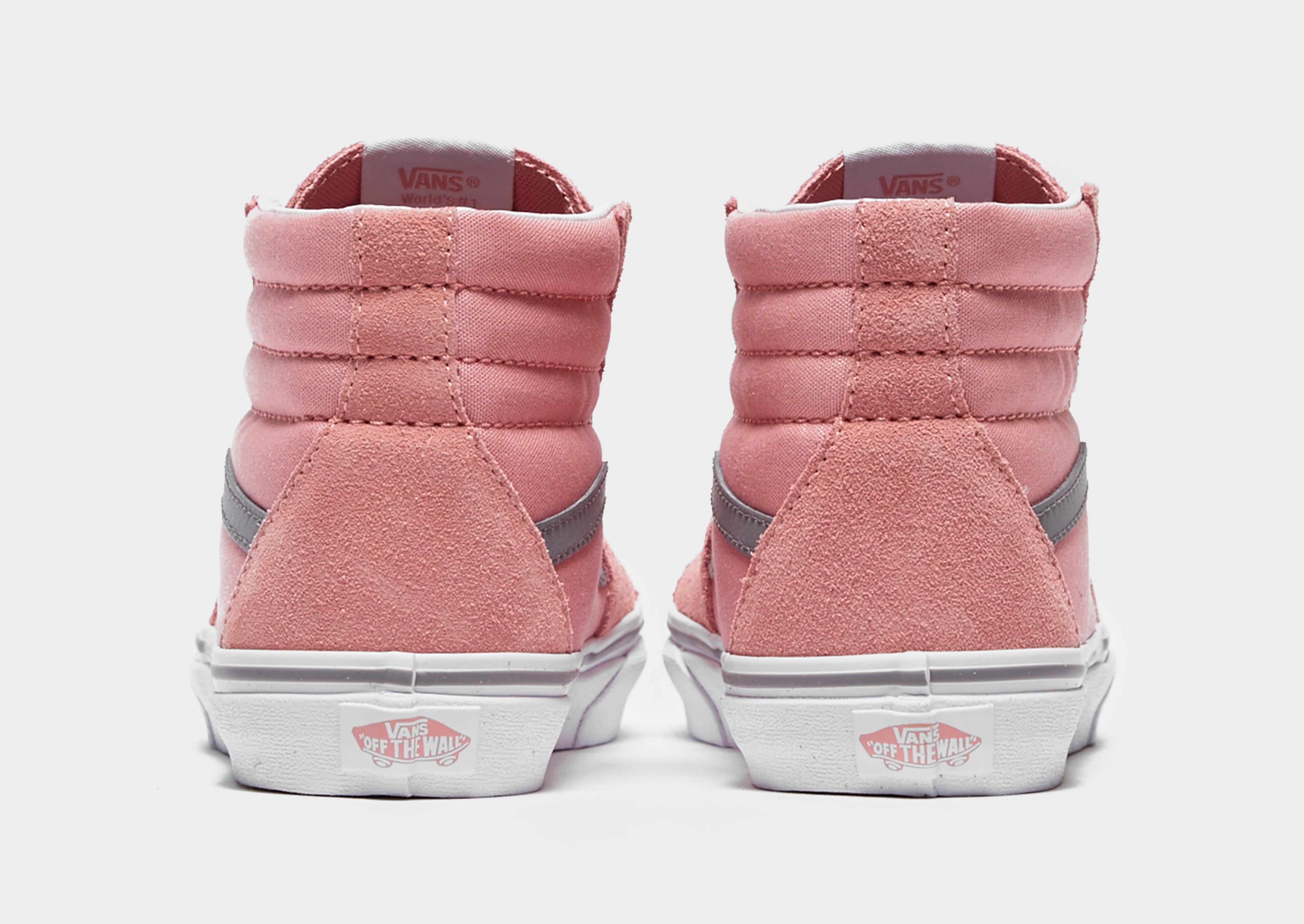 vans bota rosa