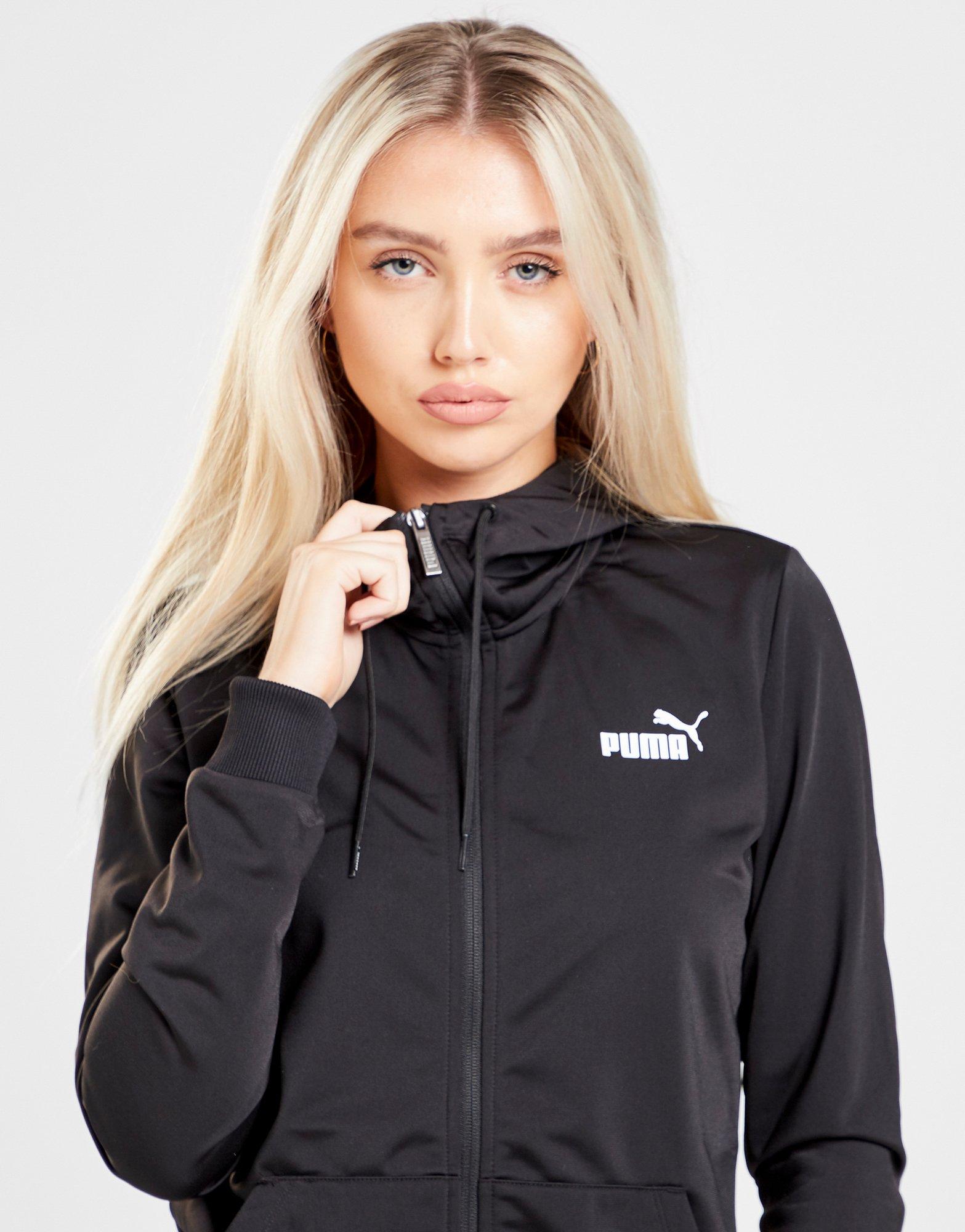 grey puma tracksuit womens