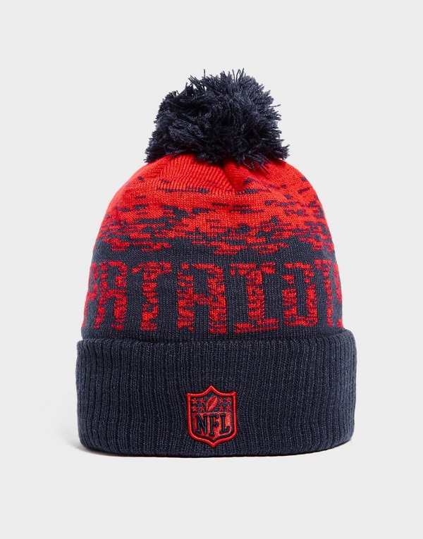 Blue New Era Nfl New England Patriots Pom Beanie Hat Jd Sports