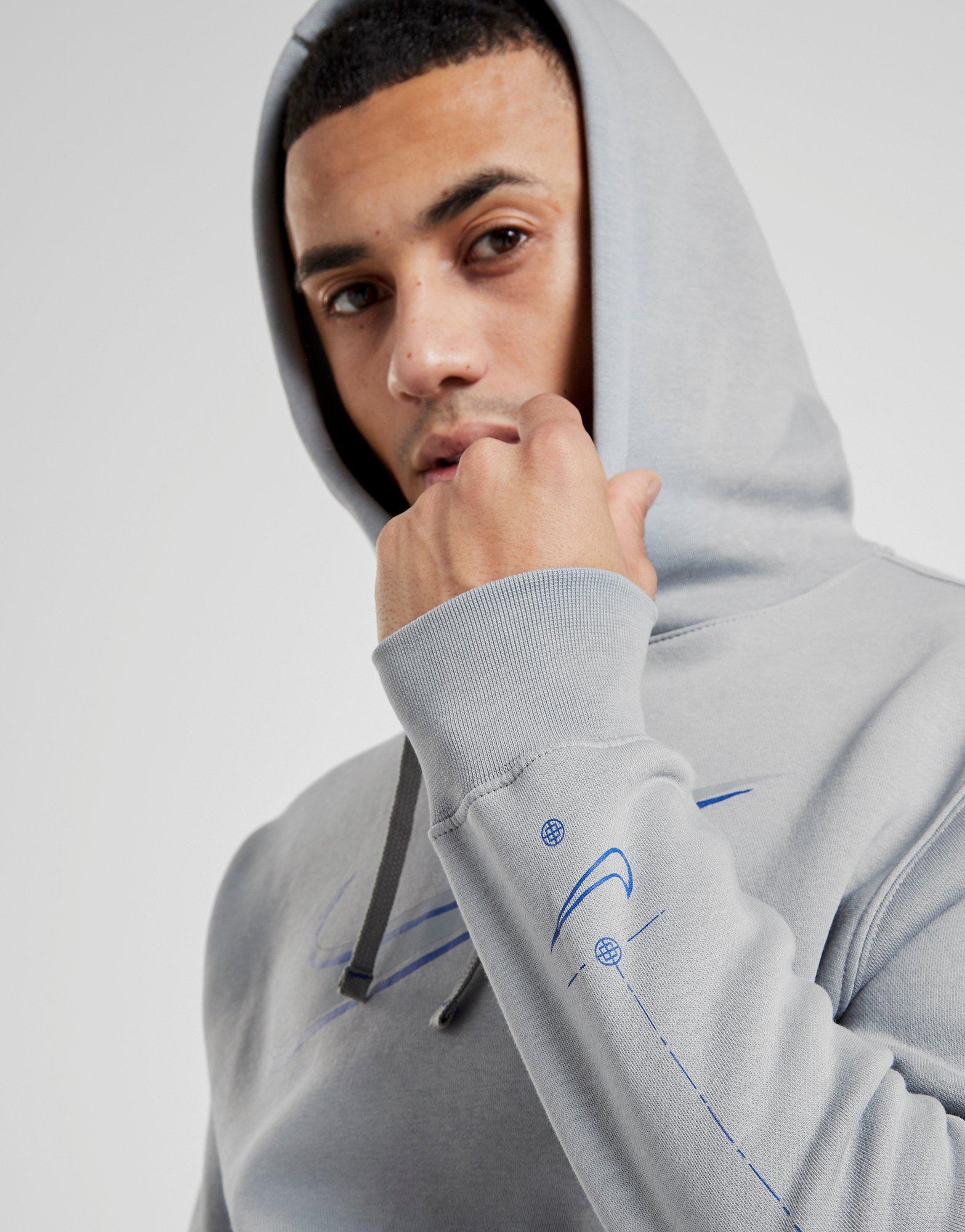 nike grid overhead hoodie