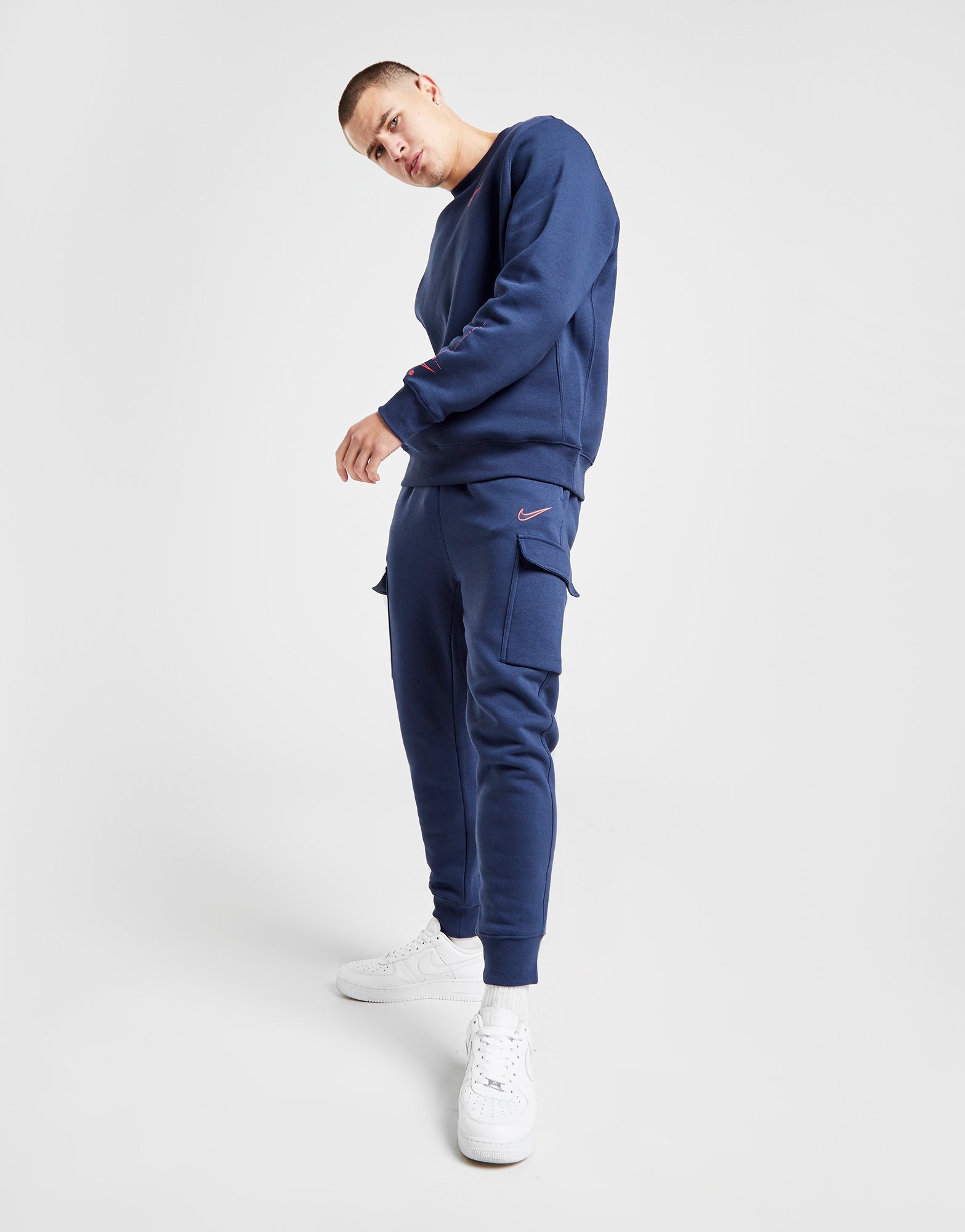 Koop Blauw Nike T100 Grid Cargo Pants Heren JD Sports