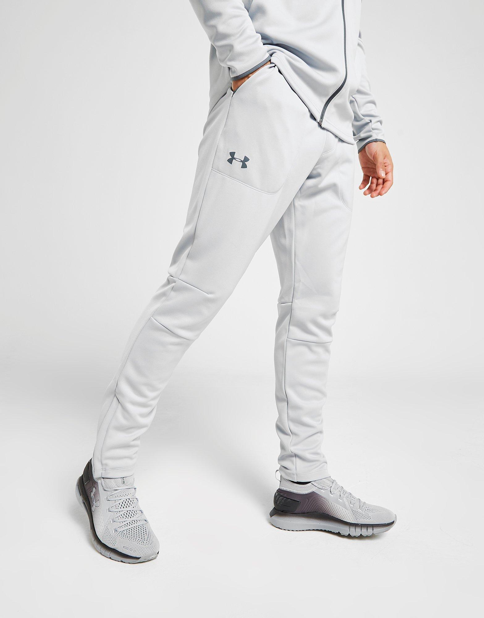 under armour track pants grey