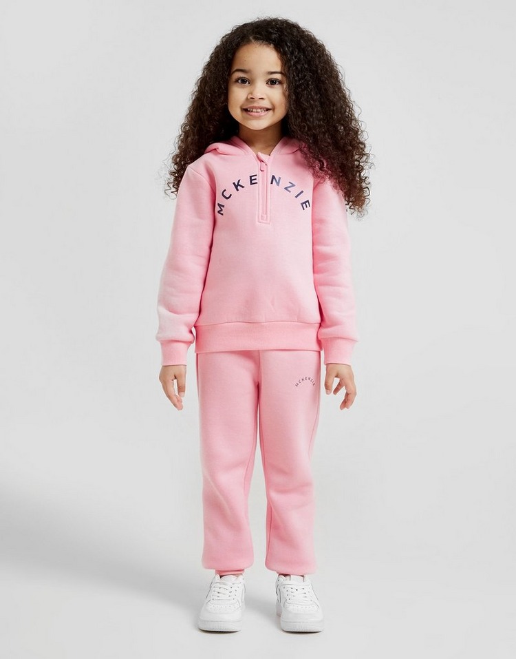 Buy Pink McKenzie Girls' Darcey 1/2 Zip Tracksuit Children | JD Sports ...