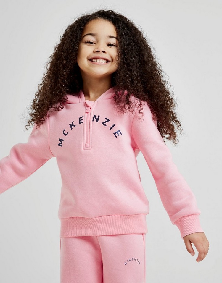 Buy Pink McKenzie Girls' Darcey 1/2 Zip Tracksuit Children | JD Sports | JD Sports Ireland