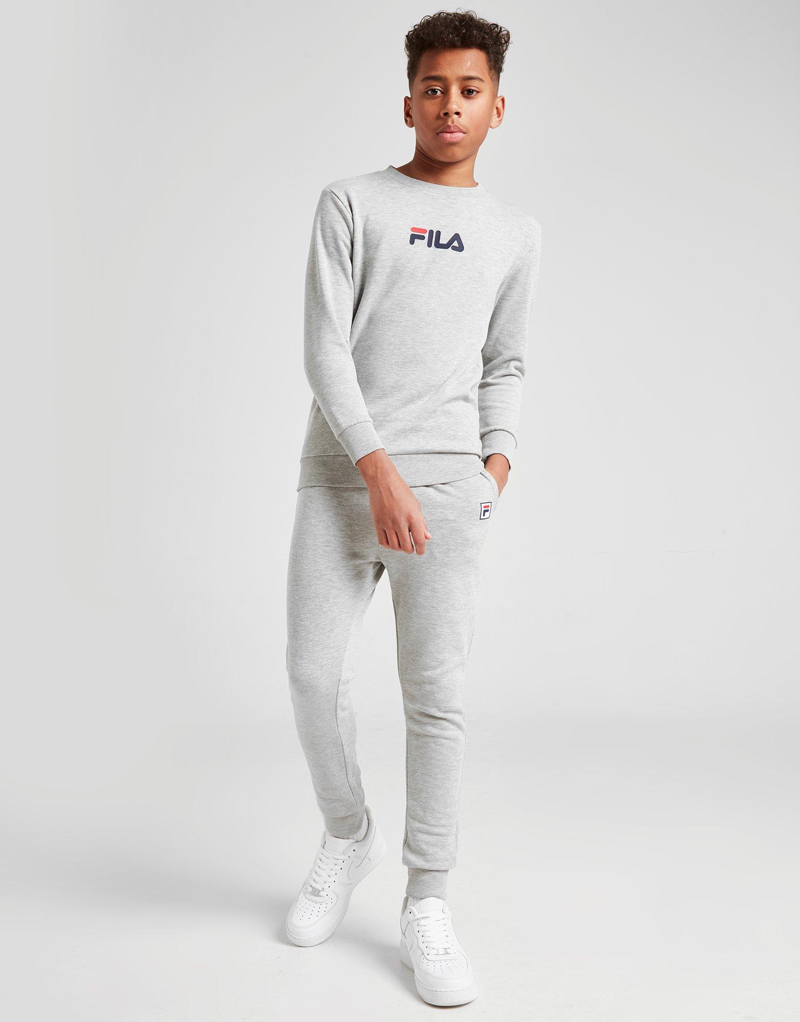 fila grey tracksuit