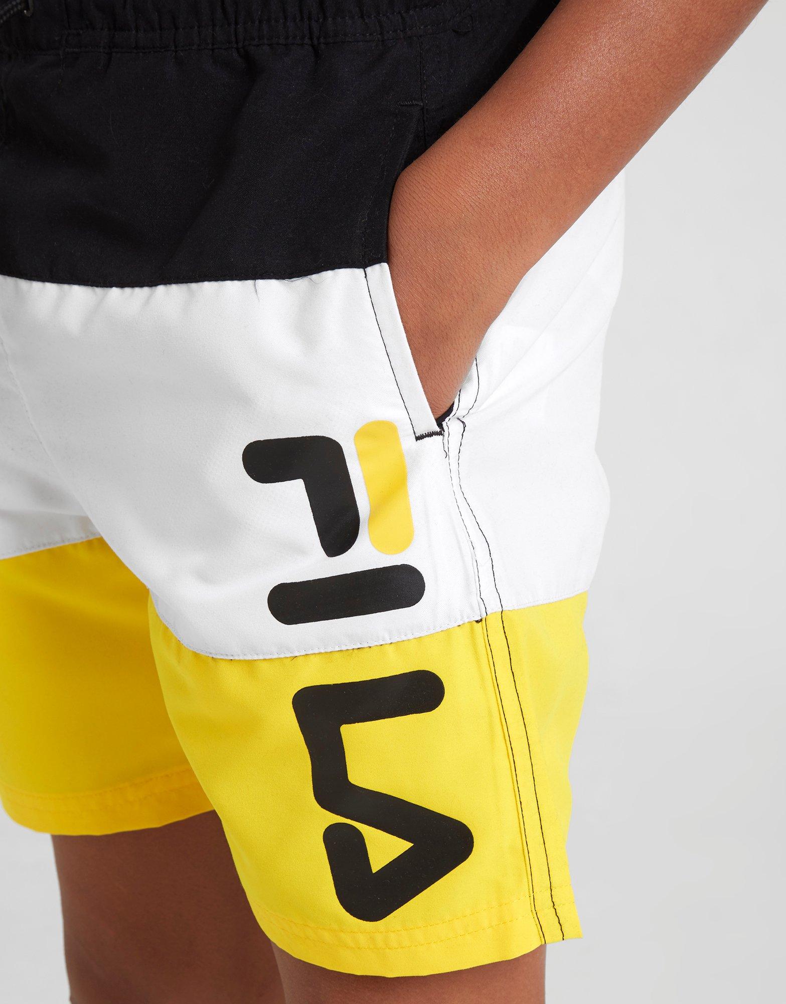 fila colour block swim shorts