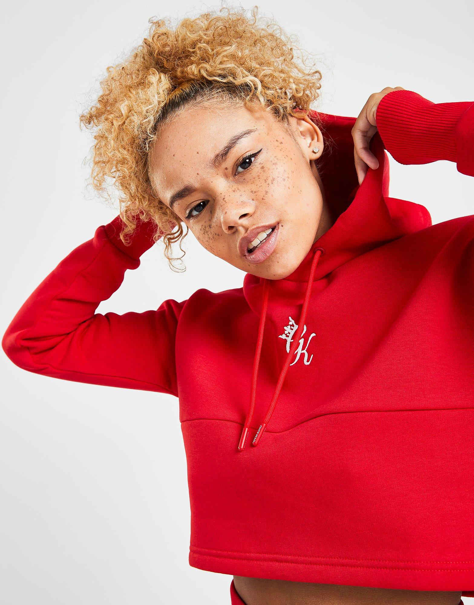 gym king red hoodie