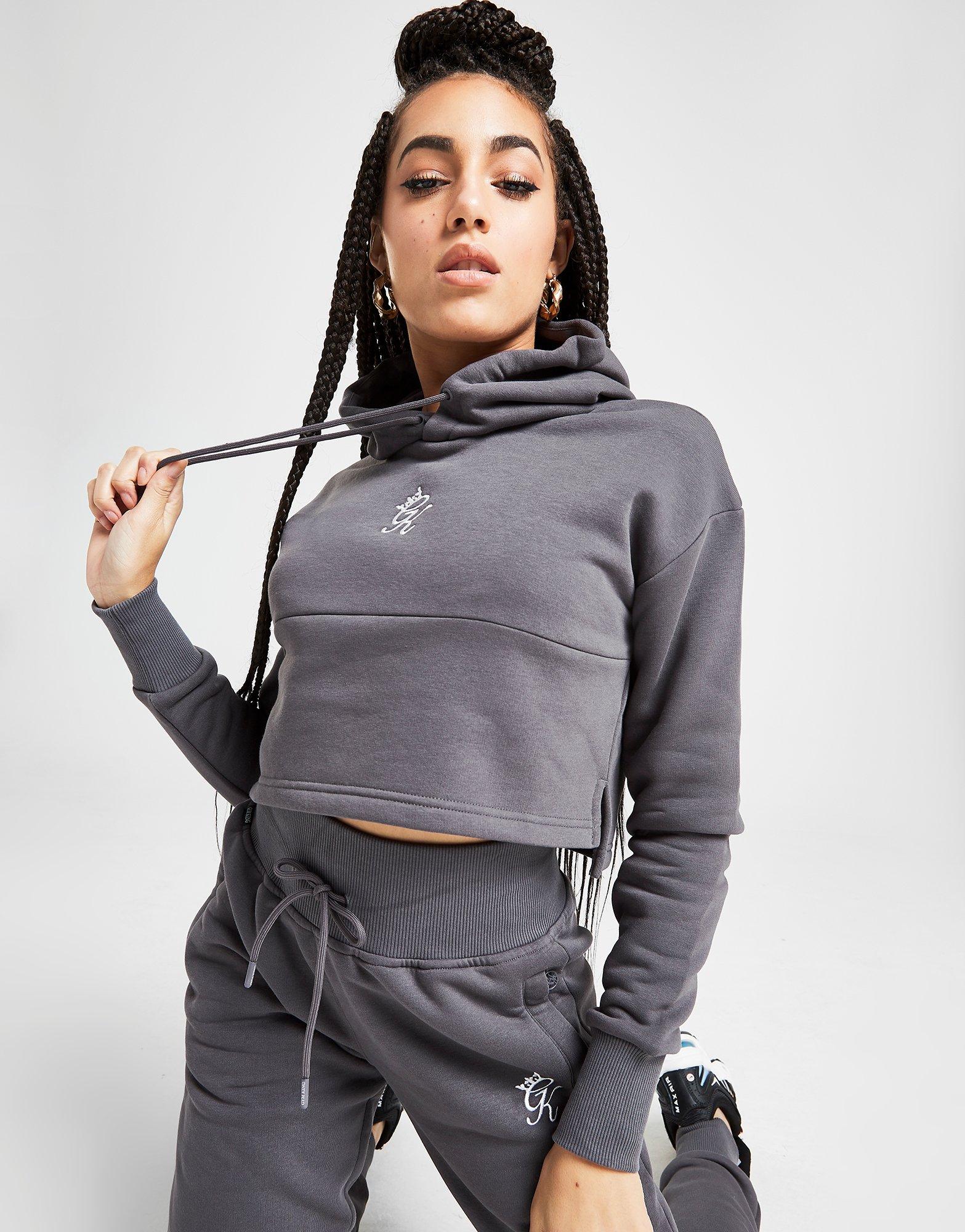 gym king crop hoodie